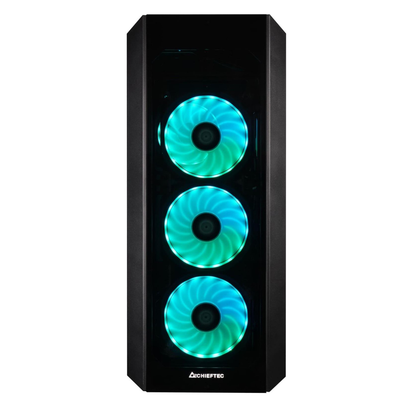 Корпус Chieftec SCORP 3 W GL-03B-UC-OP Black (GL-03B-UC-OP)