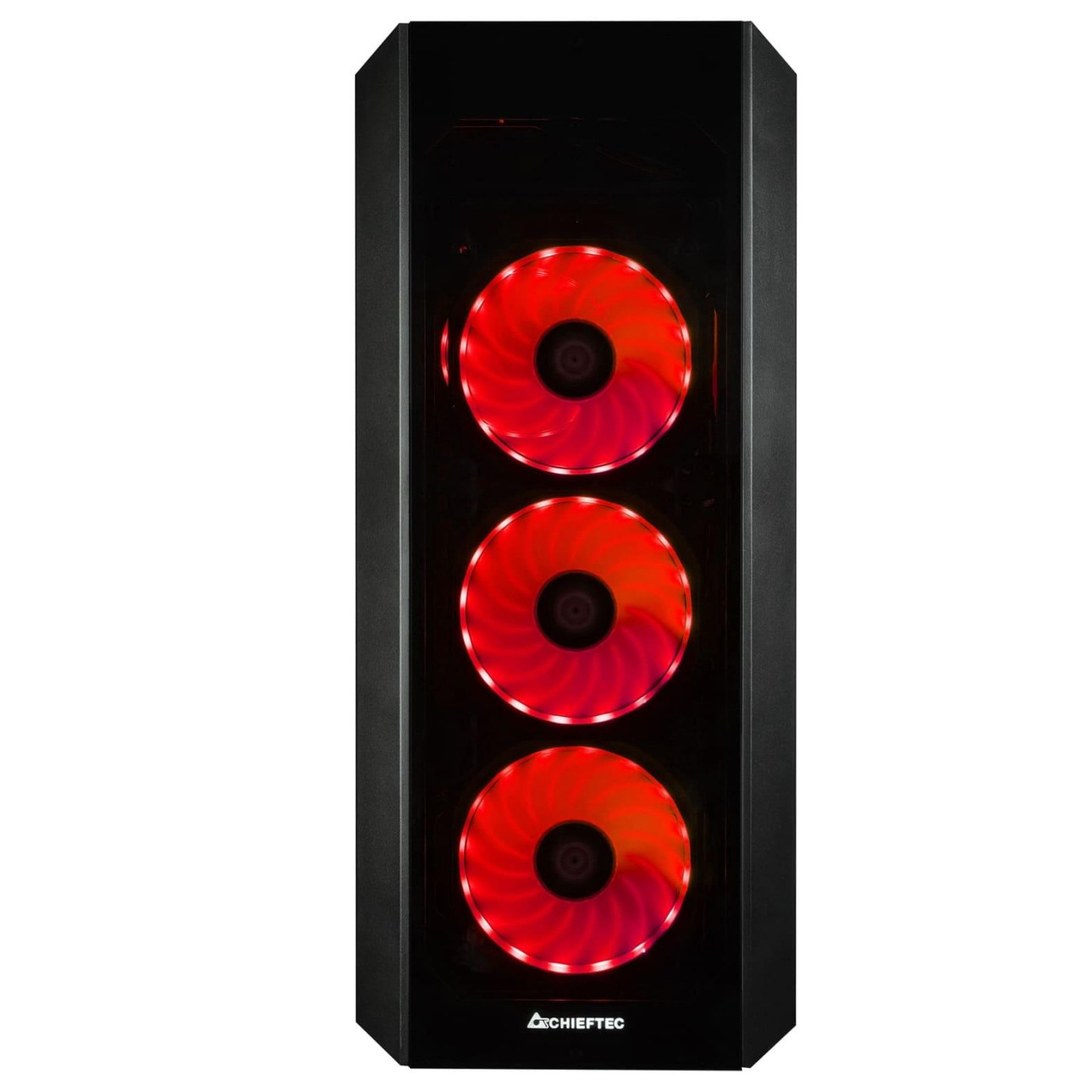 Корпус Chieftec SCORP 3 W GL-03B-UC-OP Black (GL-03B-UC-OP)