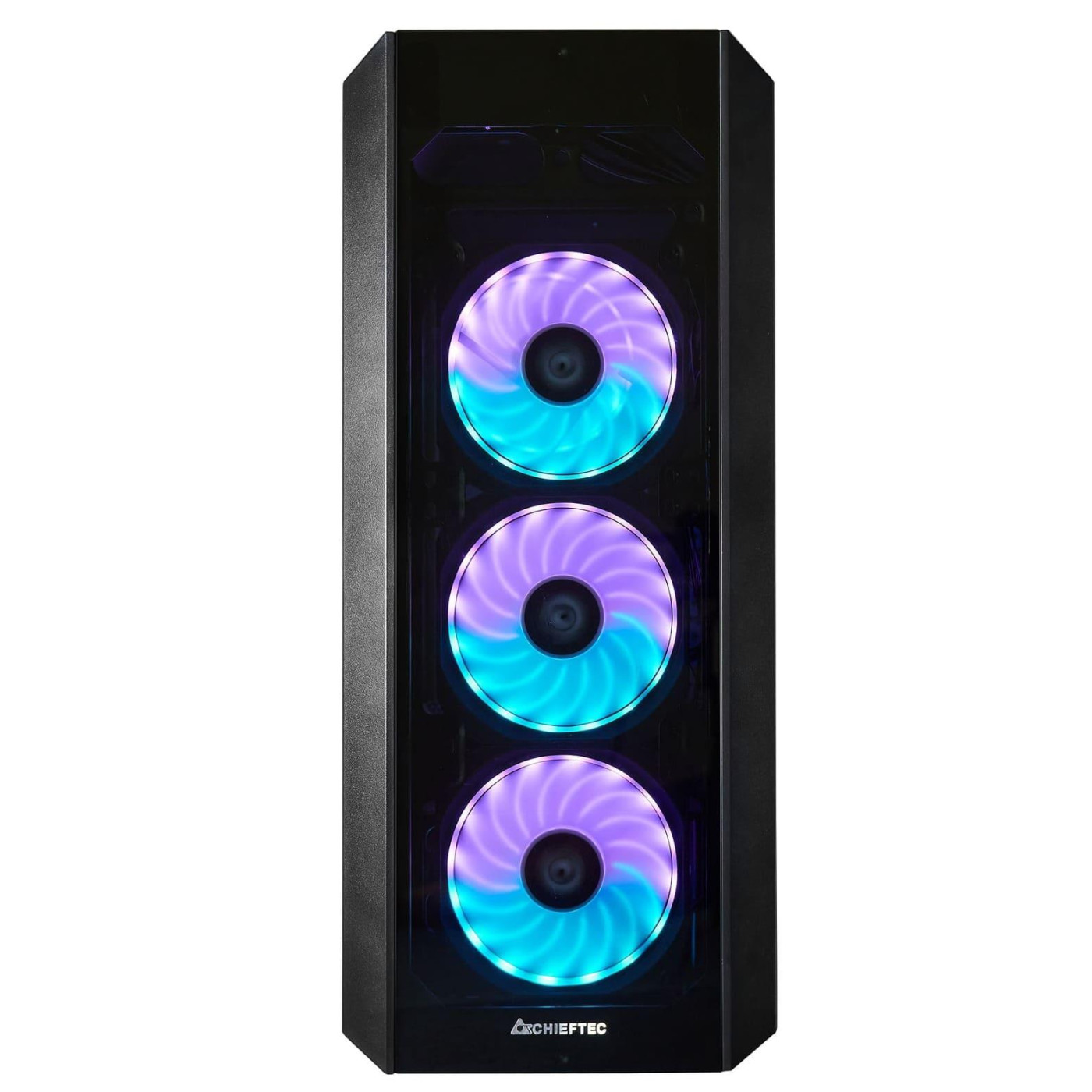 Корпус Chieftec SCORP 3 W GL-03B-UC-OP Black (GL-03B-UC-OP)