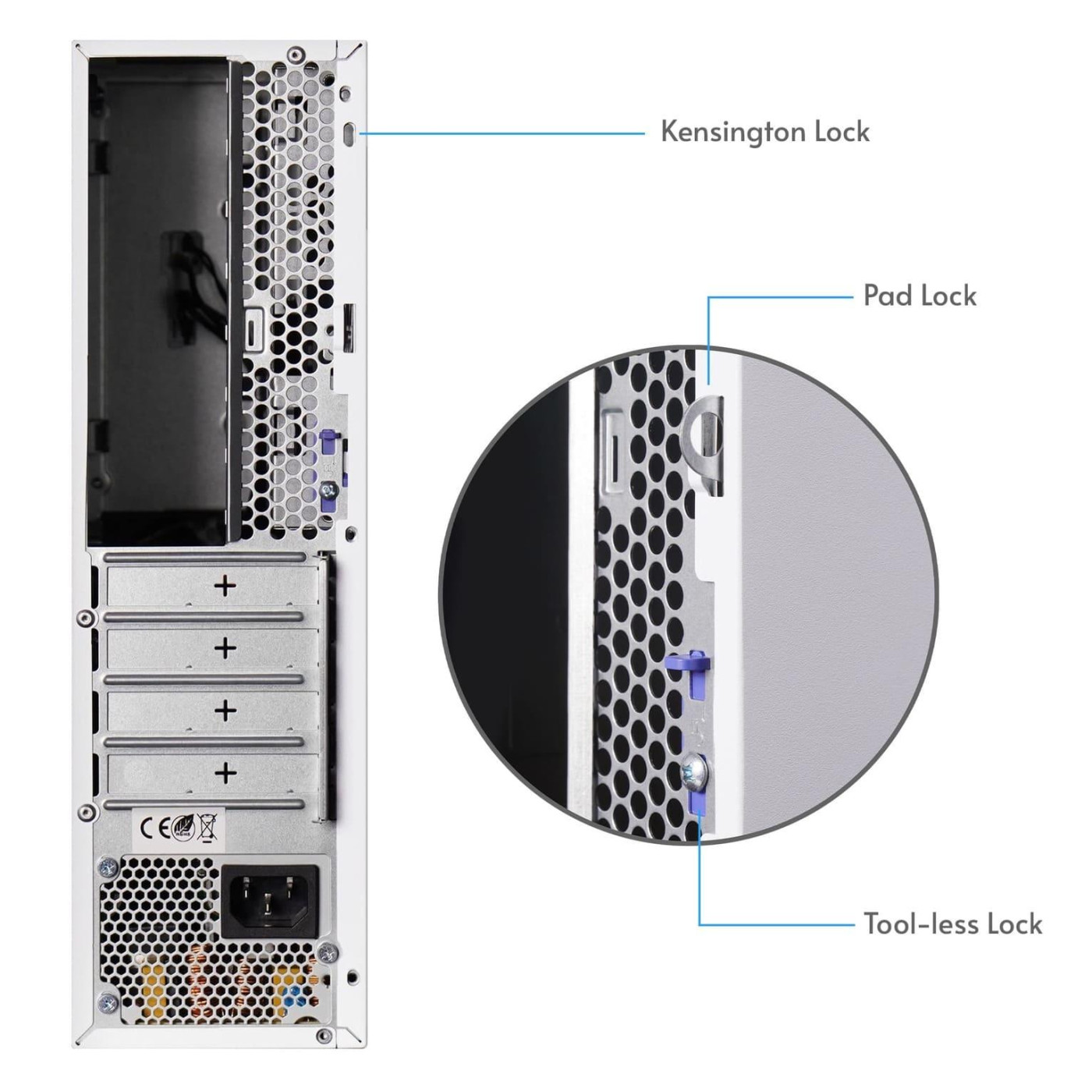 Корпус Chieftec UNI BE-10W-300 300W SLIM FF White (BE-10W-300)