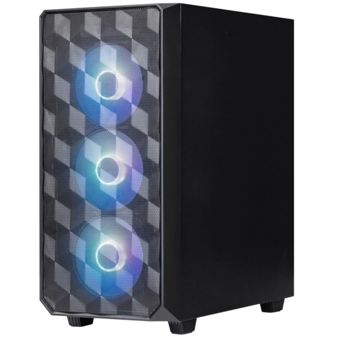 Корпус ProLogix E120 Tempered Glass&Mesh Black (E120 Black) Без БП