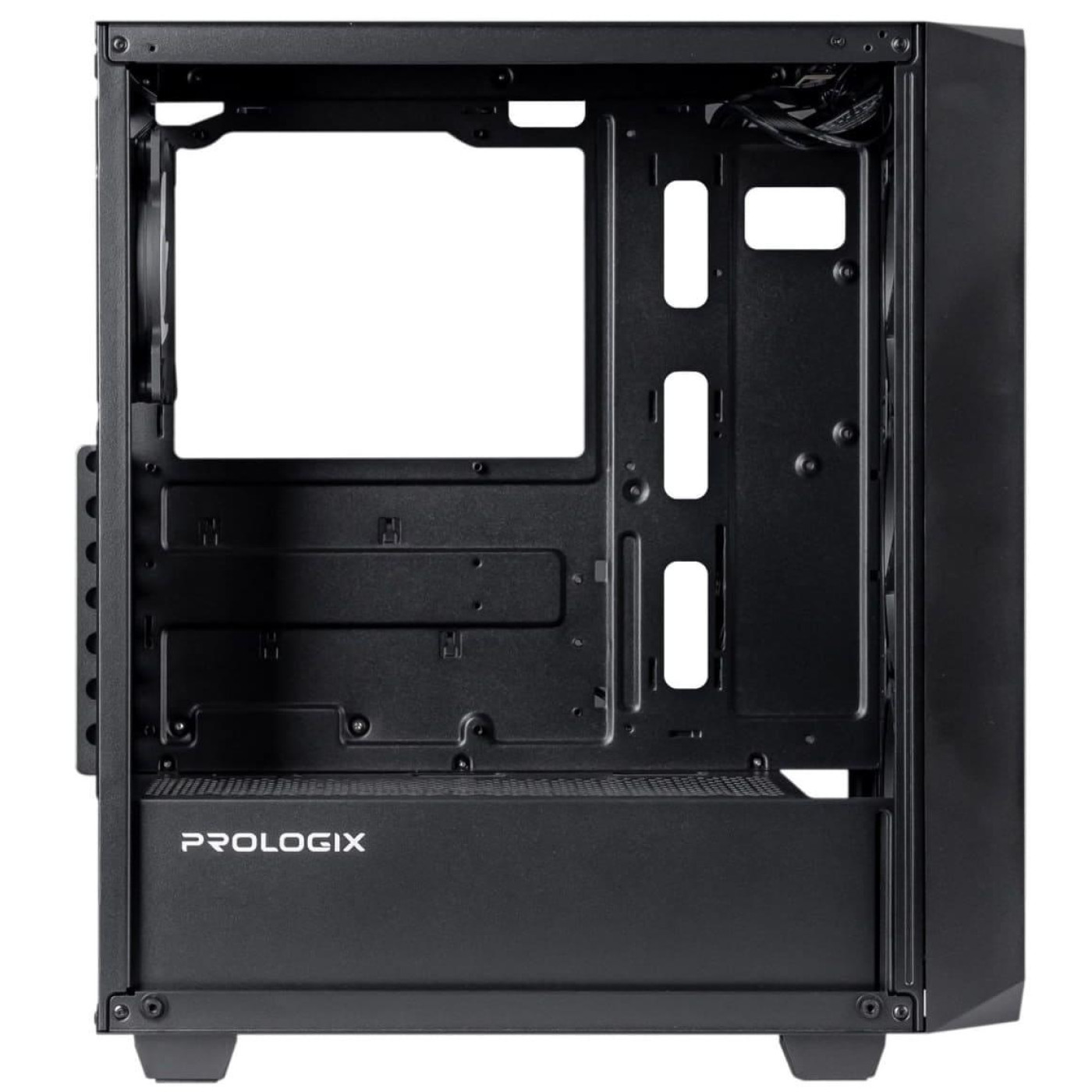 Корпус ProLogix E120 Tempered Glass&Mesh Black (E120 Black) Без БП