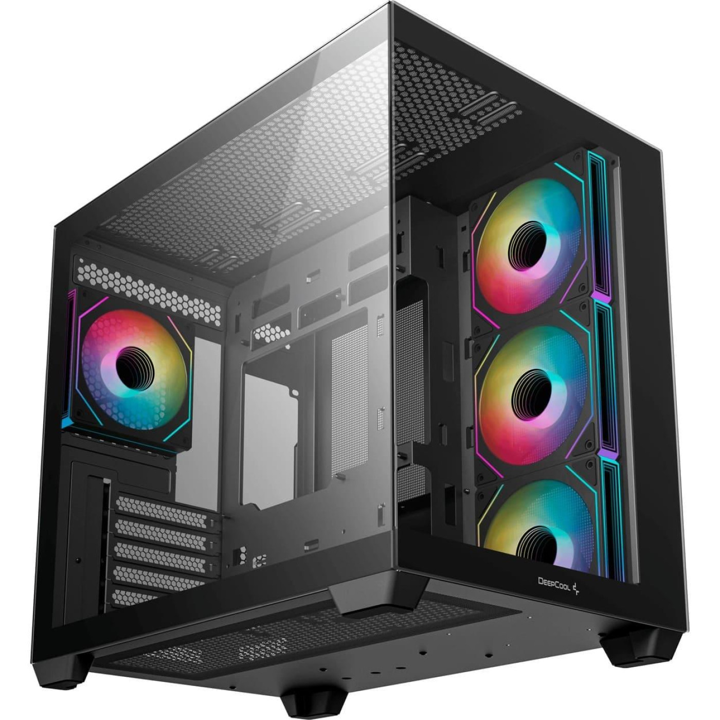 Корпус Deepcool CG530 4F Tempered Glass Black (R-CG530-BKADA4-G-1) Без БП