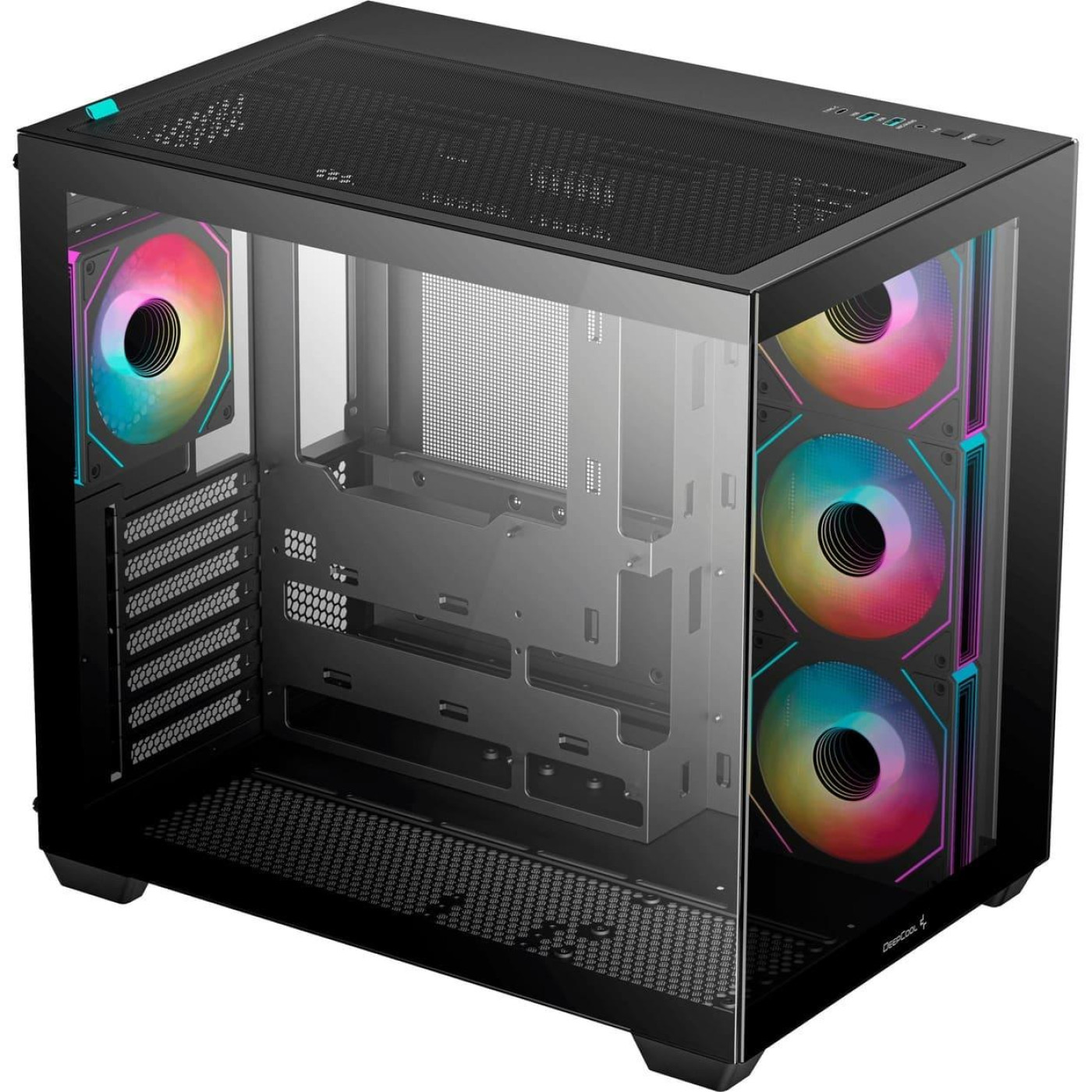 Корпус Deepcool CG530 4F Tempered Glass Black (R-CG530-BKADA4-G-1) Без БП