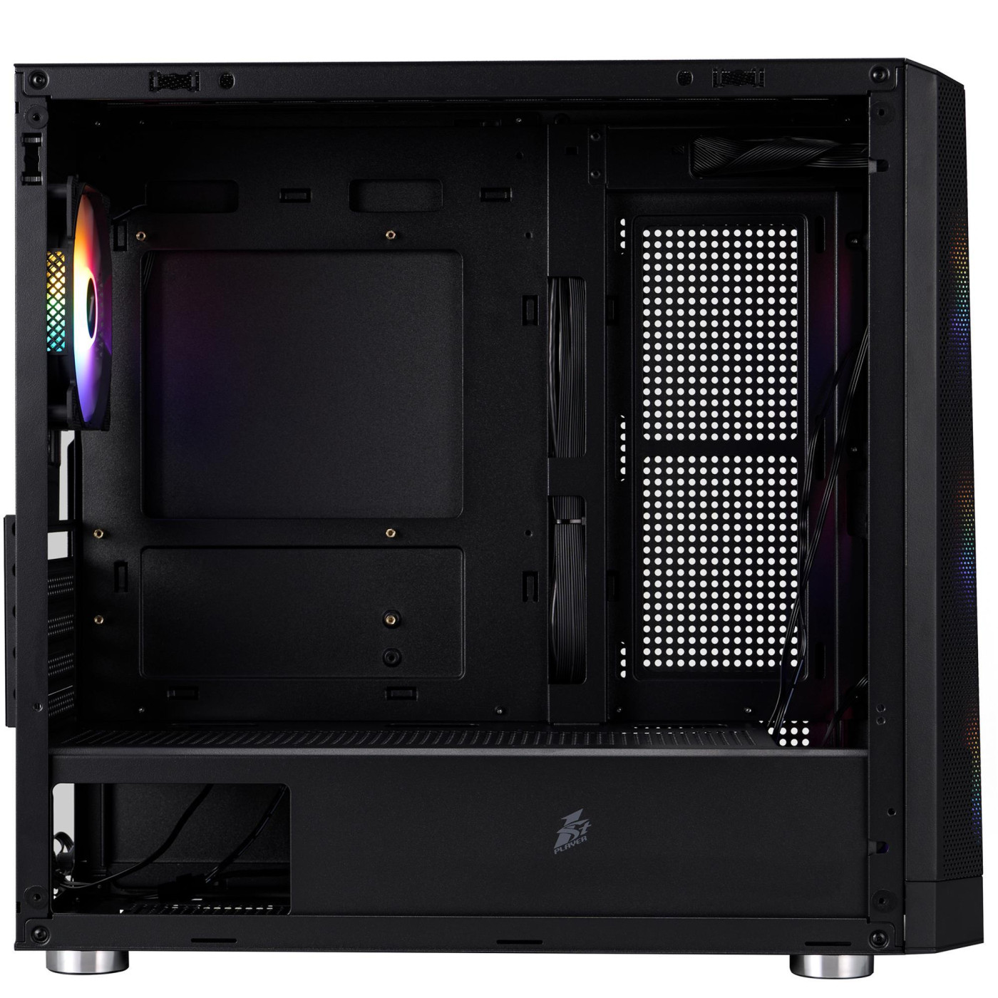 Корпус 1stPlayer FD5-M-BK-4F1 Black (FD5-M-BK-4F1) Без БП