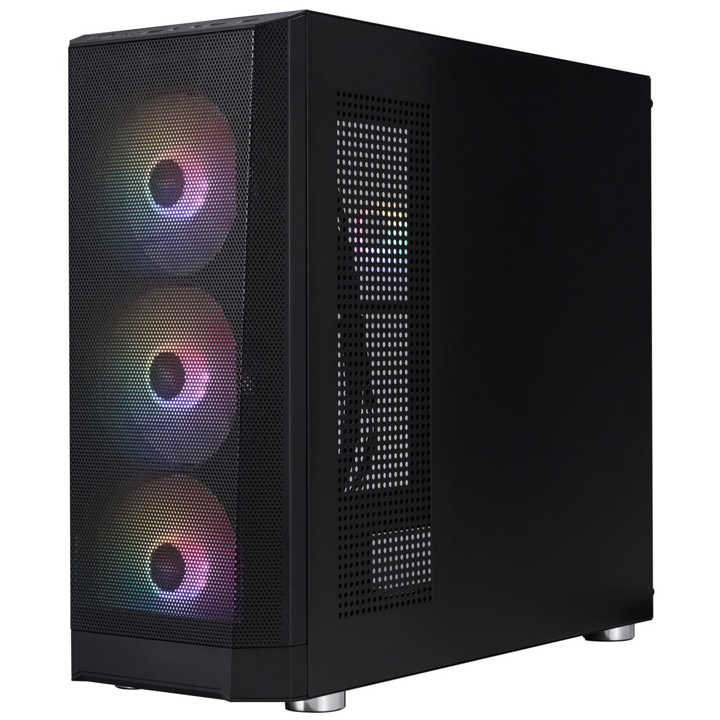 Корпус 1stPlayer FD5-M-BK-4F1 Black (FD5-M-BK-4F1) Без БП