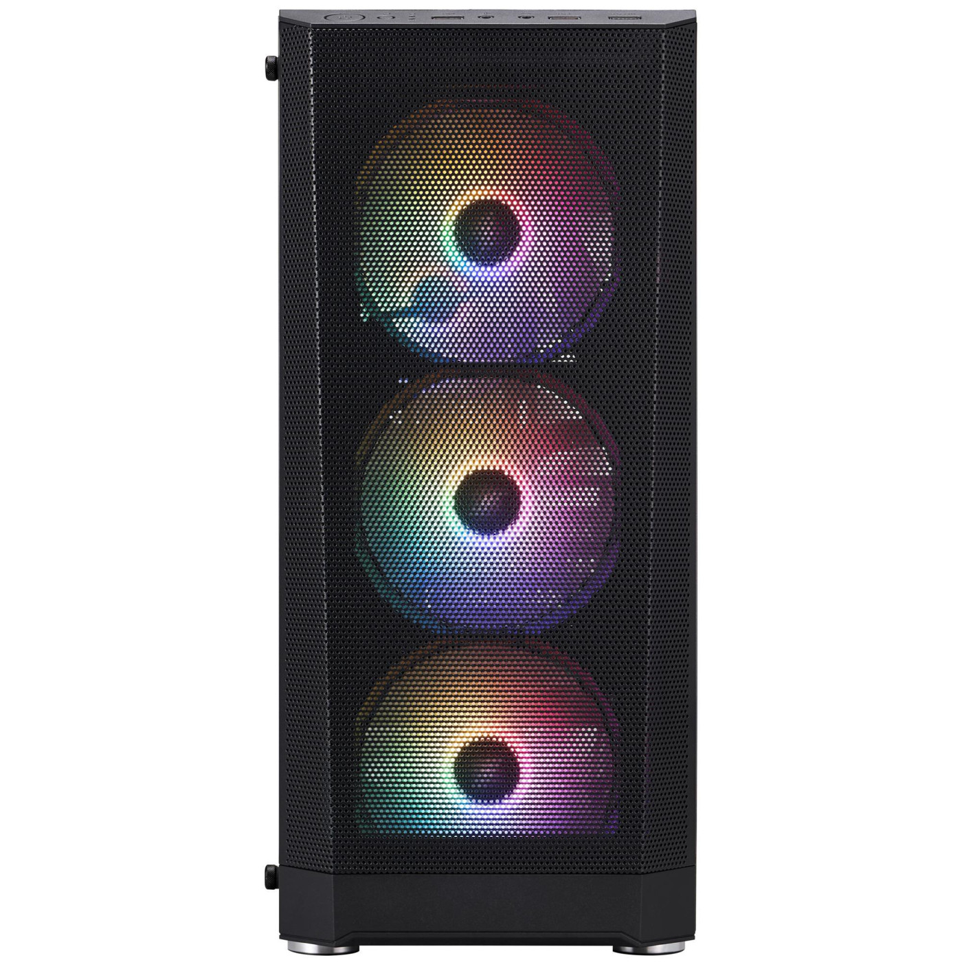 Корпус 1stPlayer FD5-M-BK-4F1 Black (FD5-M-BK-4F1) Без БП