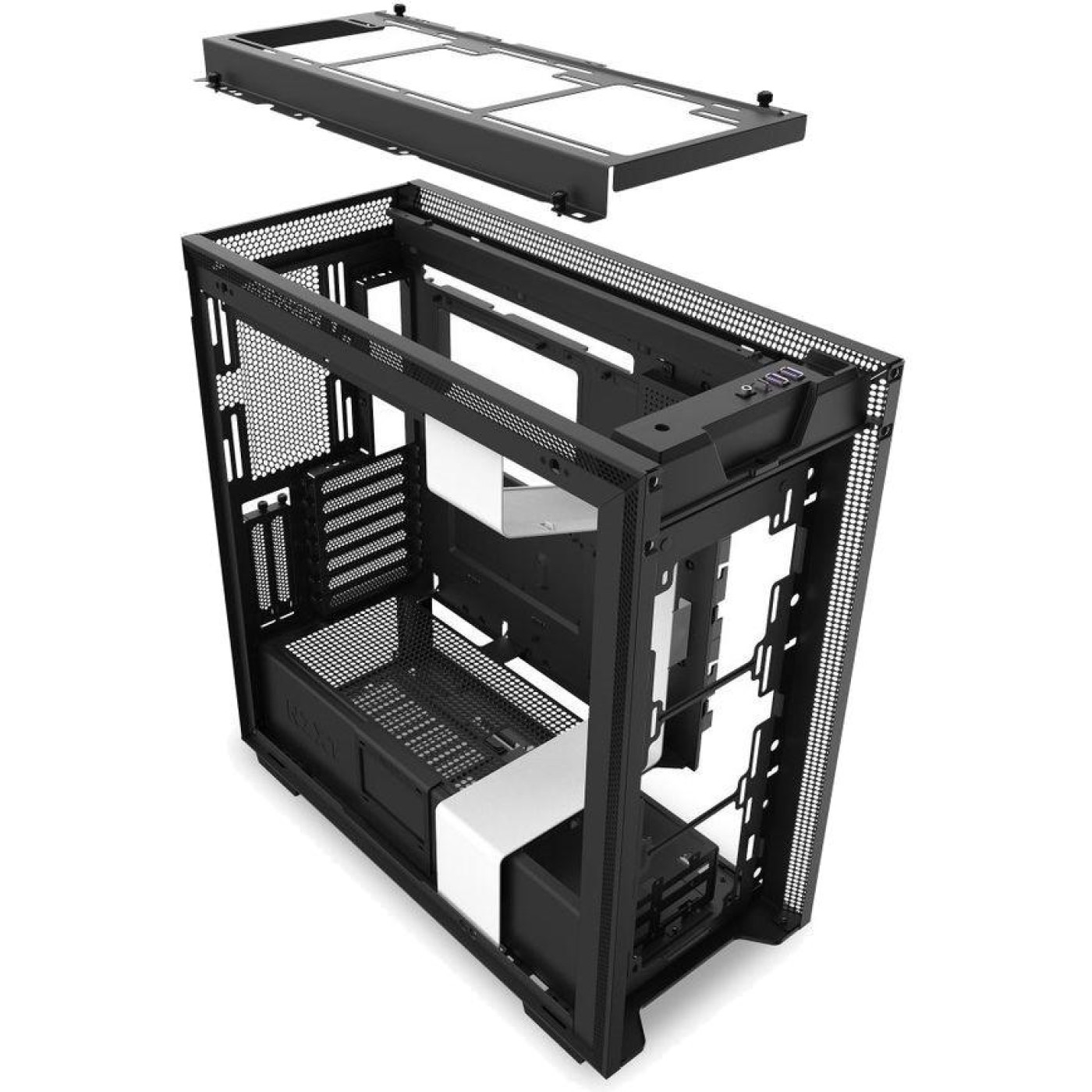 Корпус NZXT H710i White-Black (CA-H710i-W1) Без БП