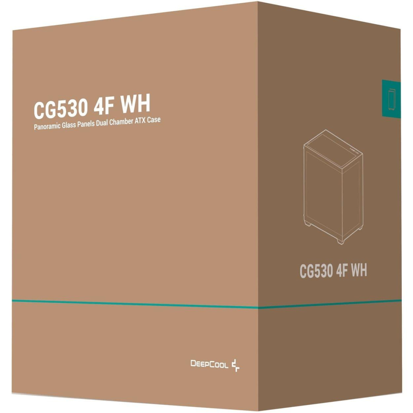 Корпус Deepcool CG530 4F White (R-CG530-WHADA4-G-1) Без БП