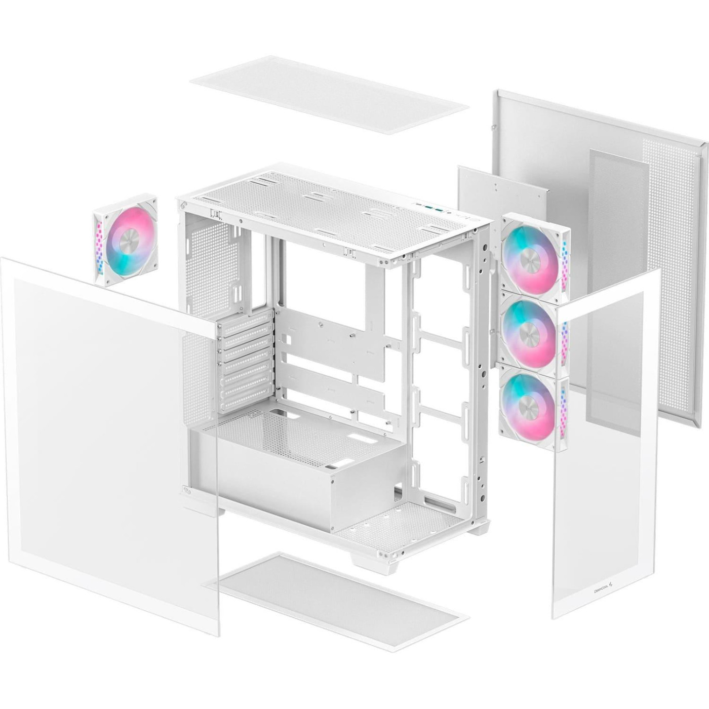 Корпус Deepcool CG580 4F White (R-CG580-WHADA4-G-1) Без БП