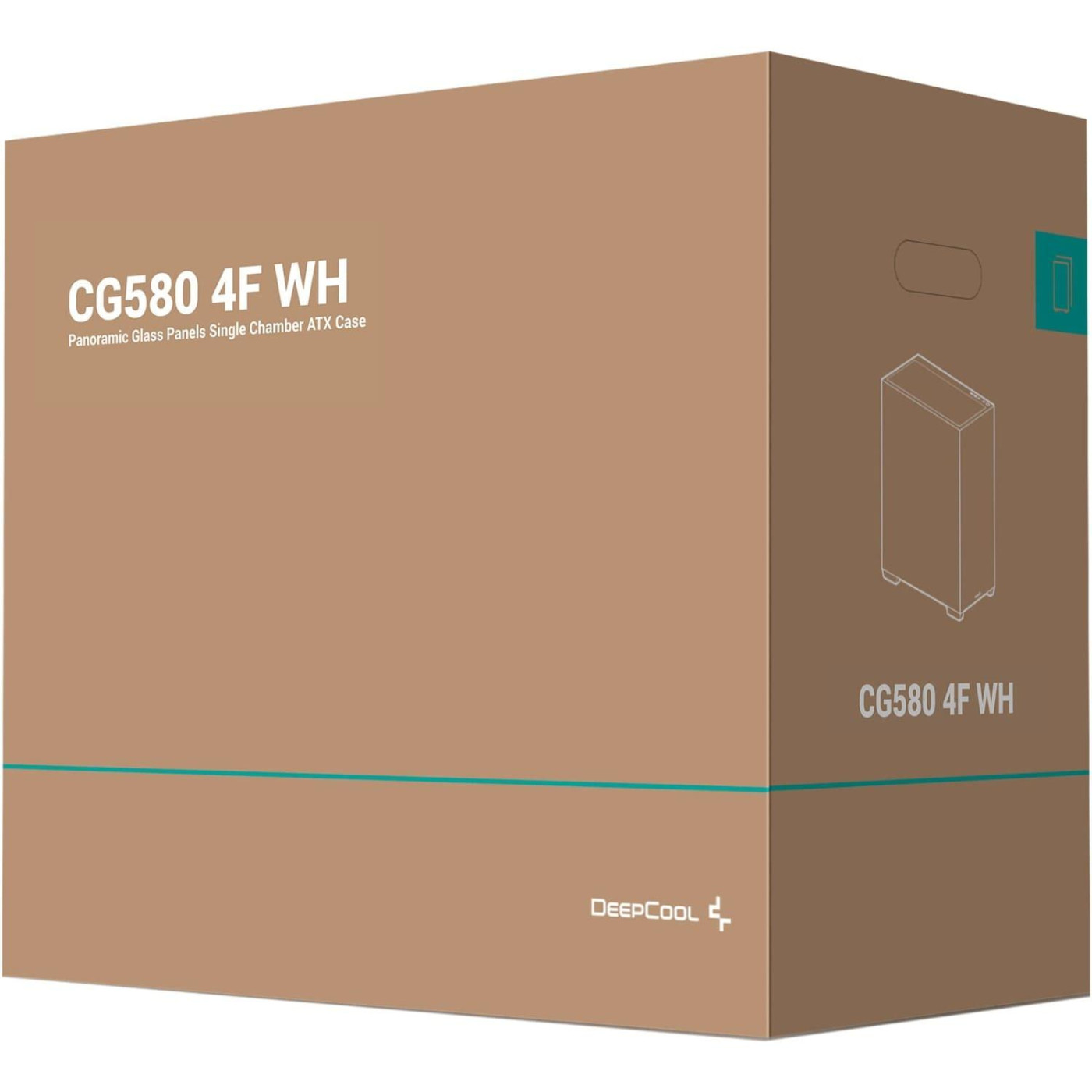 Корпус Deepcool CG580 4F White (R-CG580-WHADA4-G-1) Без БП