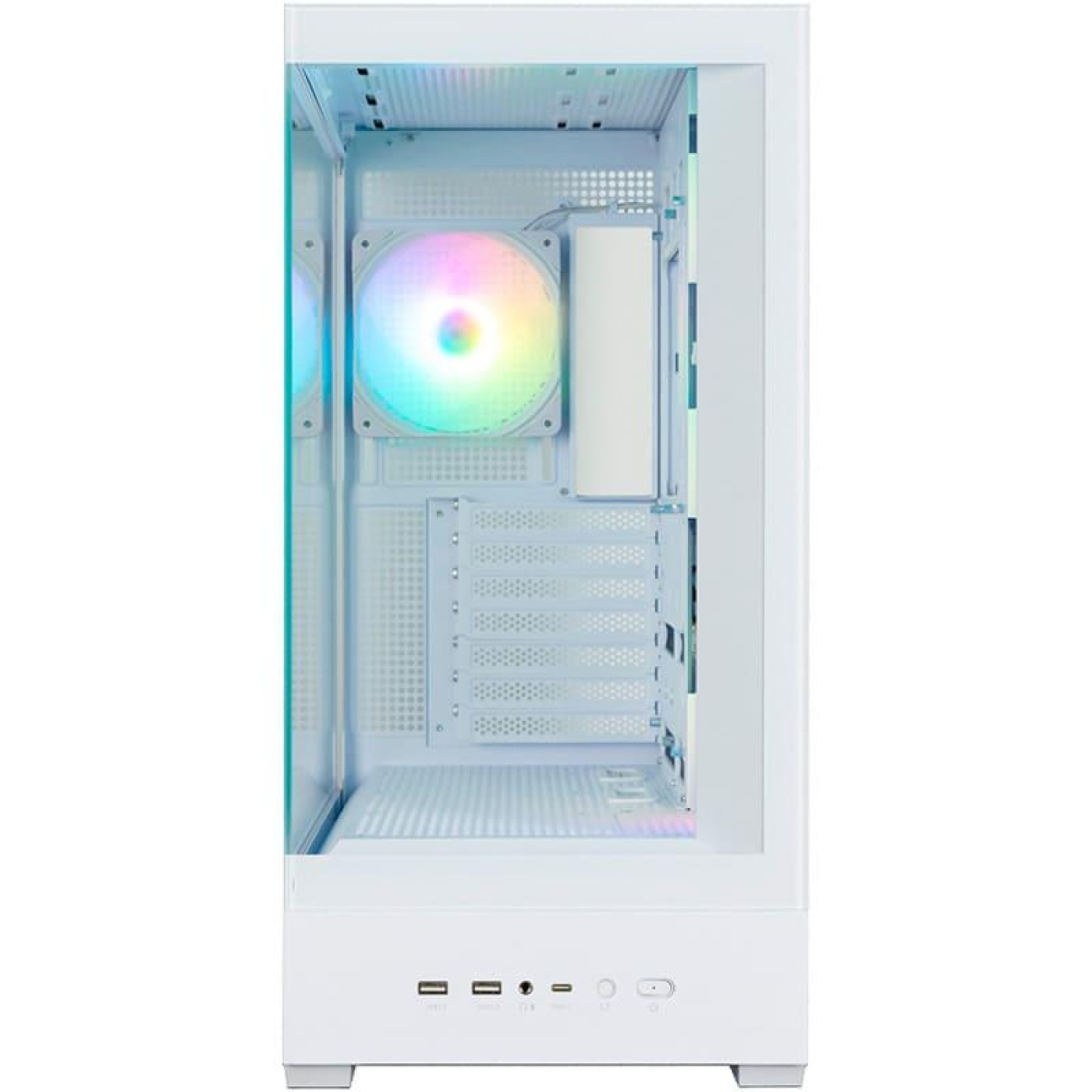 Корпус Zalman P40 DS ARGB Reverse White без БП (P40DSWHITE)