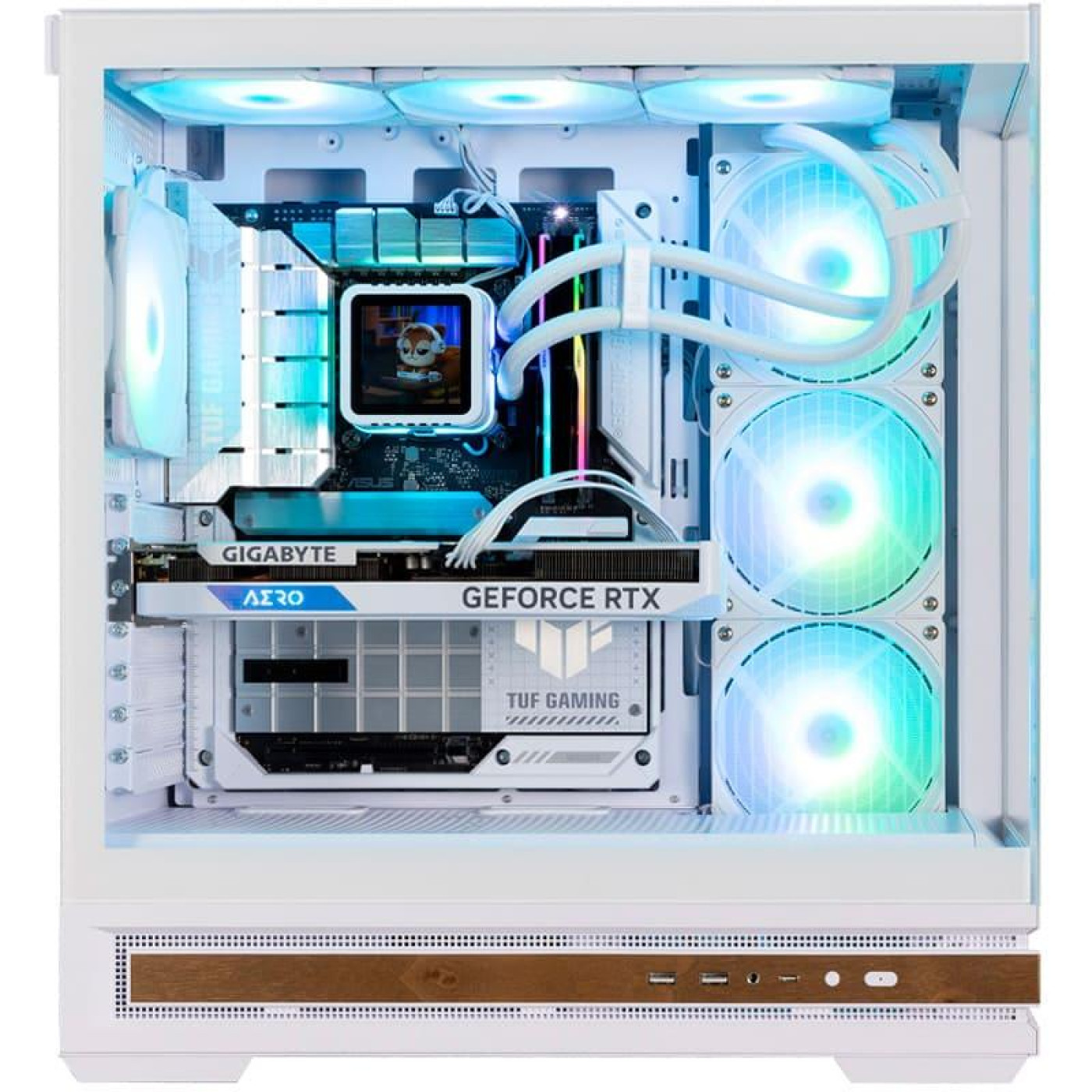 Корпус Zalman P40 NAMU ARGB Reverse без БП White (P40NAMUWHITE)