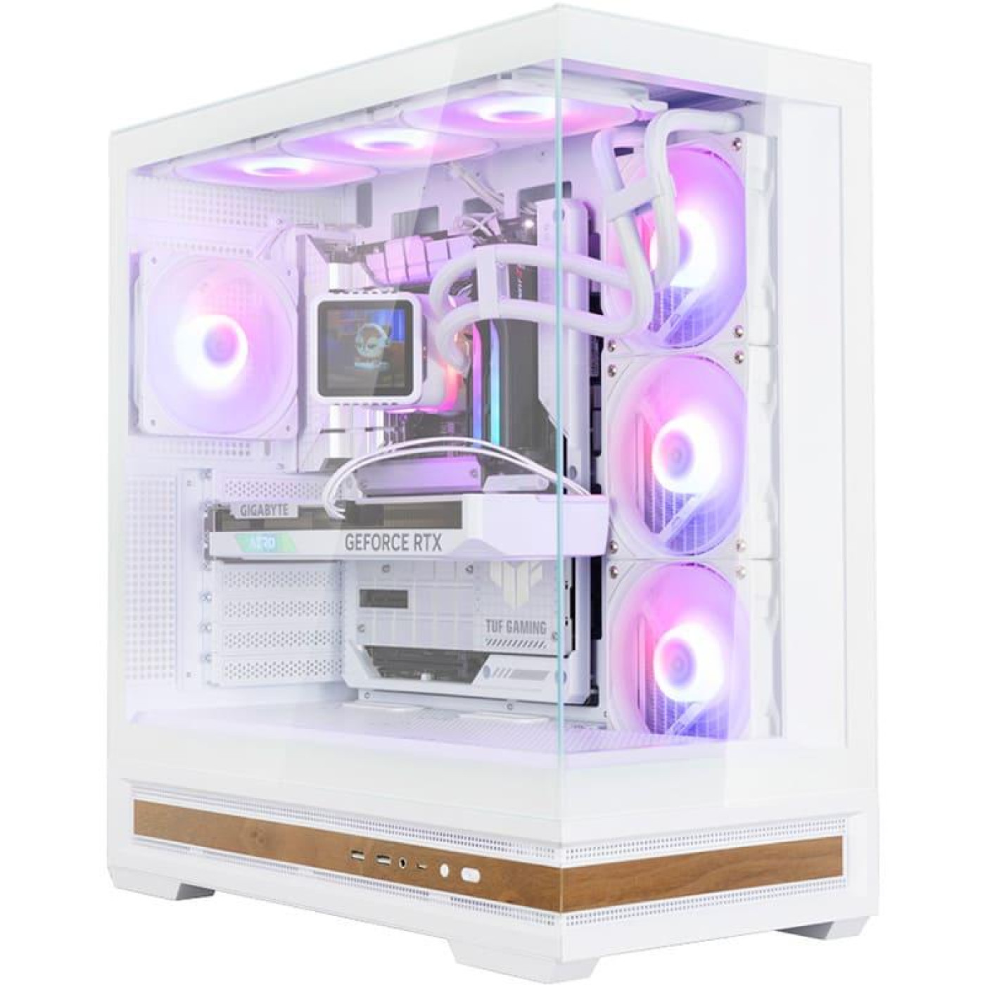 Корпус Zalman P40 NAMU ARGB Reverse без БП White (P40NAMUWHITE)