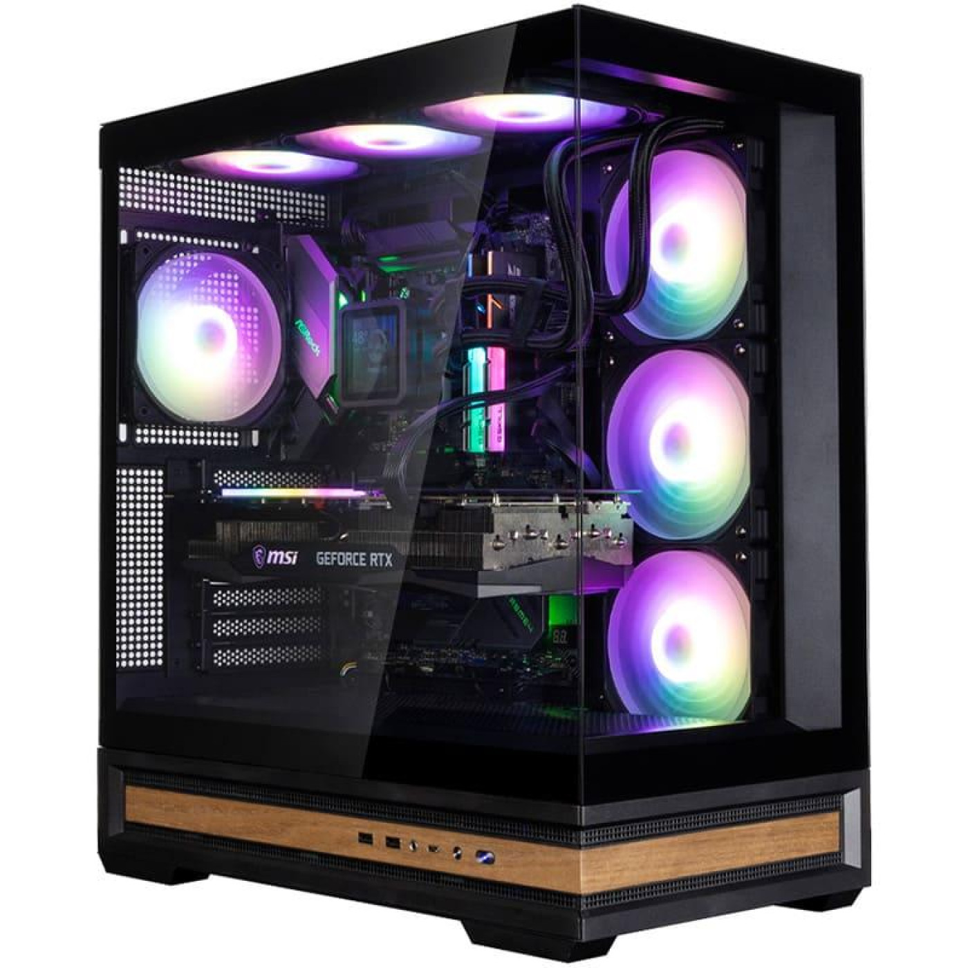 Корпус Zalman P40 NAMU ARGB Reverse без БП Black (P40NAMUBLACK)