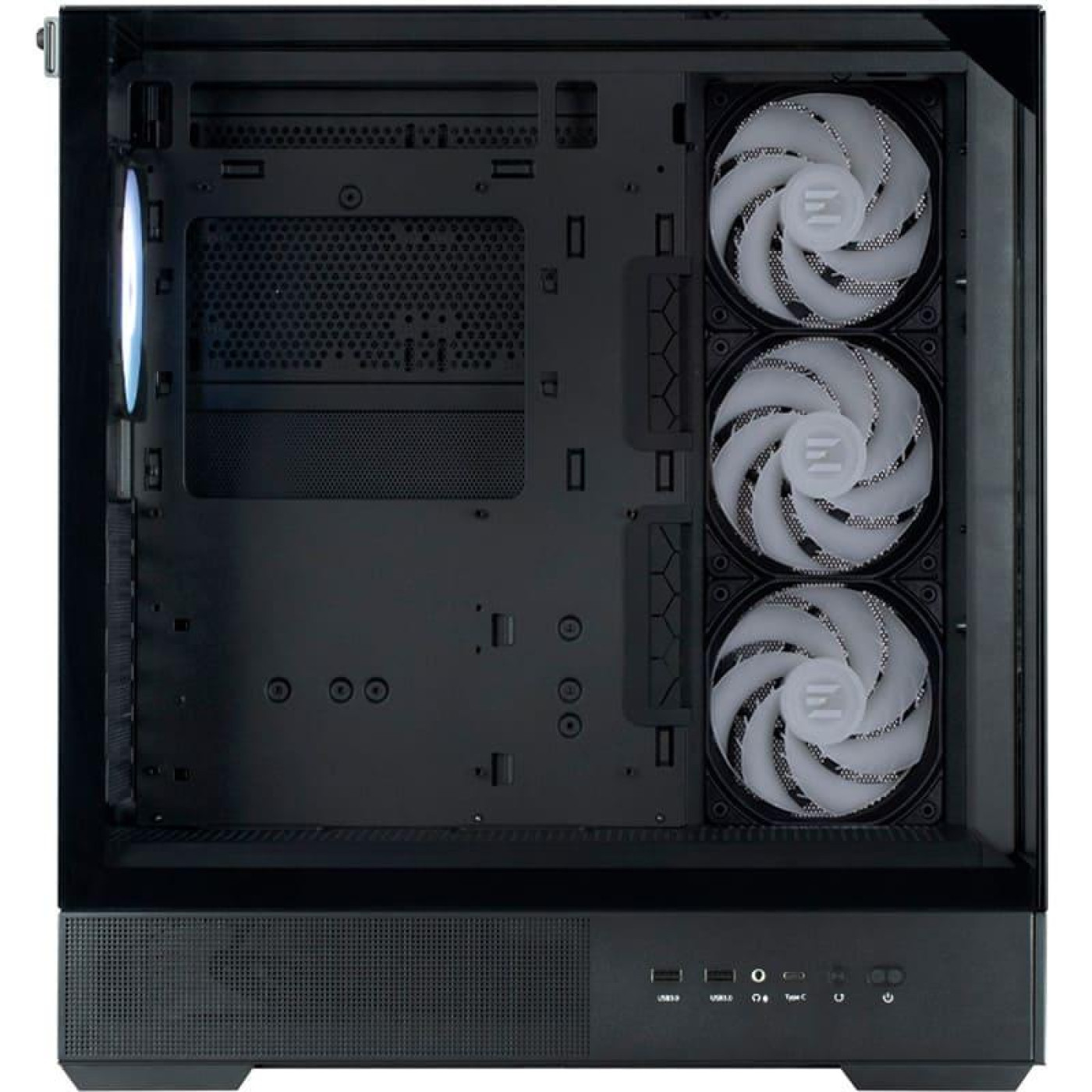 Корпус Zalman P40 Prism Plus ARGB без БП Black (P40PRISMPLUSBLACK)