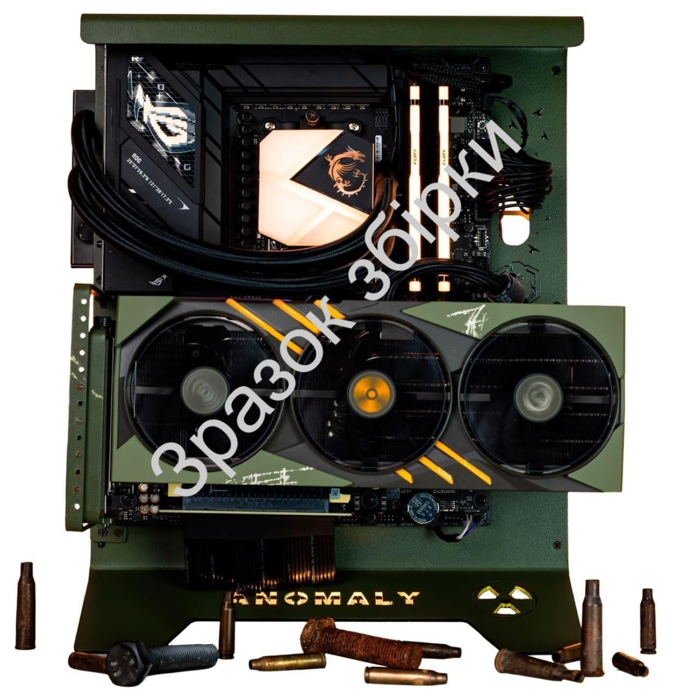 Корпус CompX Custom Х-АТХ S.T.A.L.K.E.R Special Edition (C_Cust_X_ATX_SE) Без БП