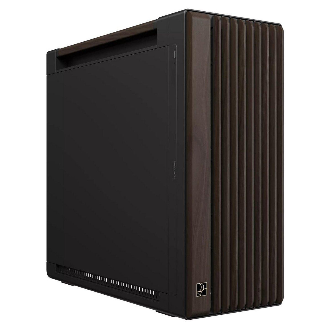 Корпус ASUS ProArt PA602 Walnut Wood Edition - Metal Panel без БЖ Modern Black (90DC00J0-B09040)