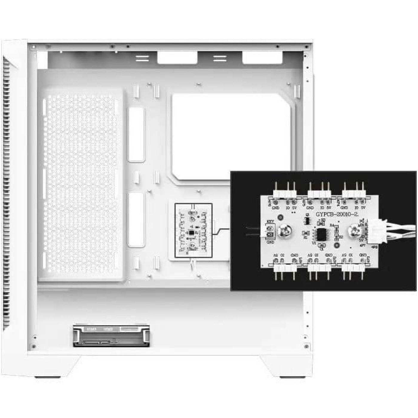 Корпус MSI MAG Forge 320R White AirFlow без БЖ (MAG FORGE 320R WHITE AIRFLOW)