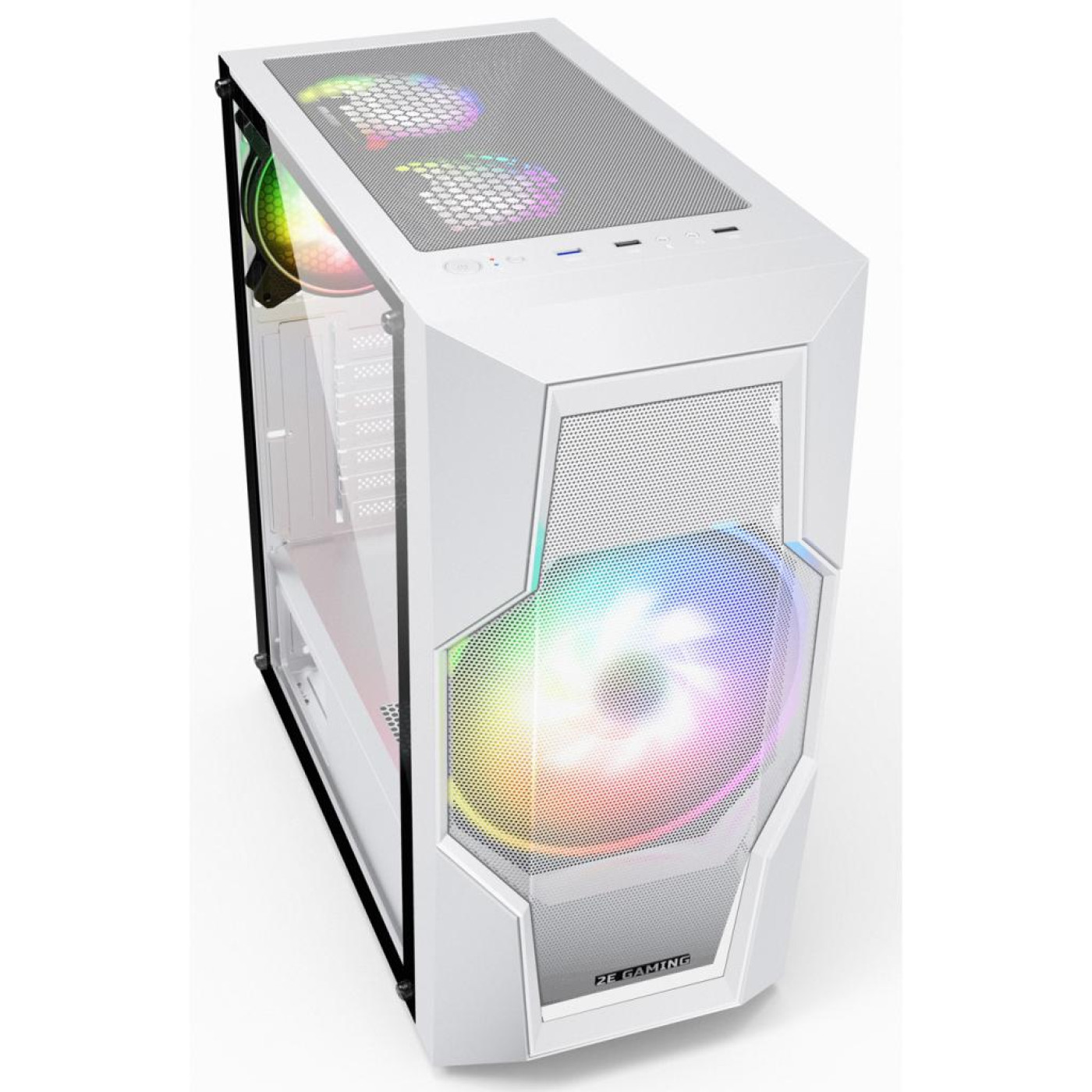 Корпус 2E Gaming Turbo White (G2057W) (2E-G2057W) Без БП U1