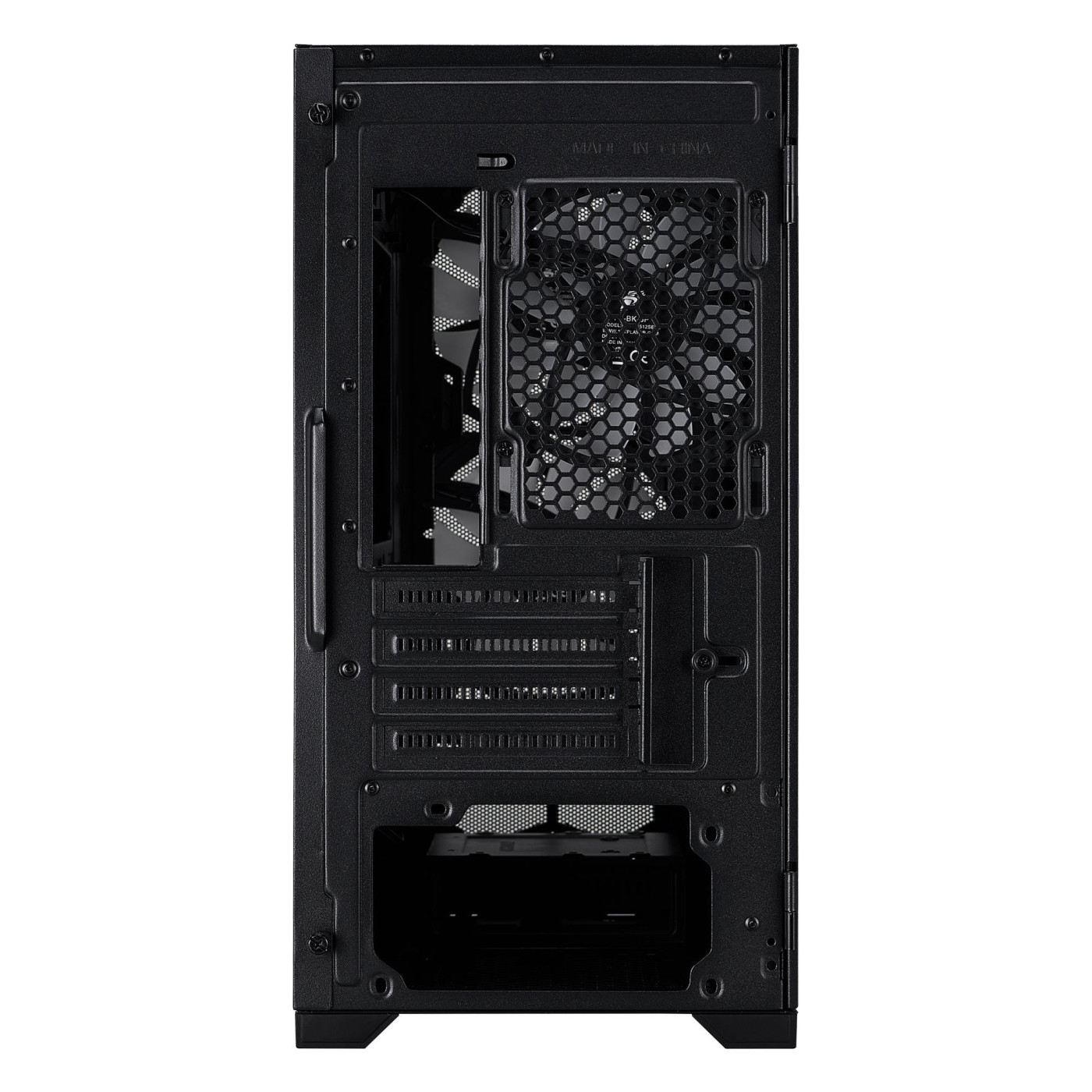 Корпус 1stPlayer D4-M-BK-2F1P-1F1 Black (D4-M-BK-2F1P-1F1)