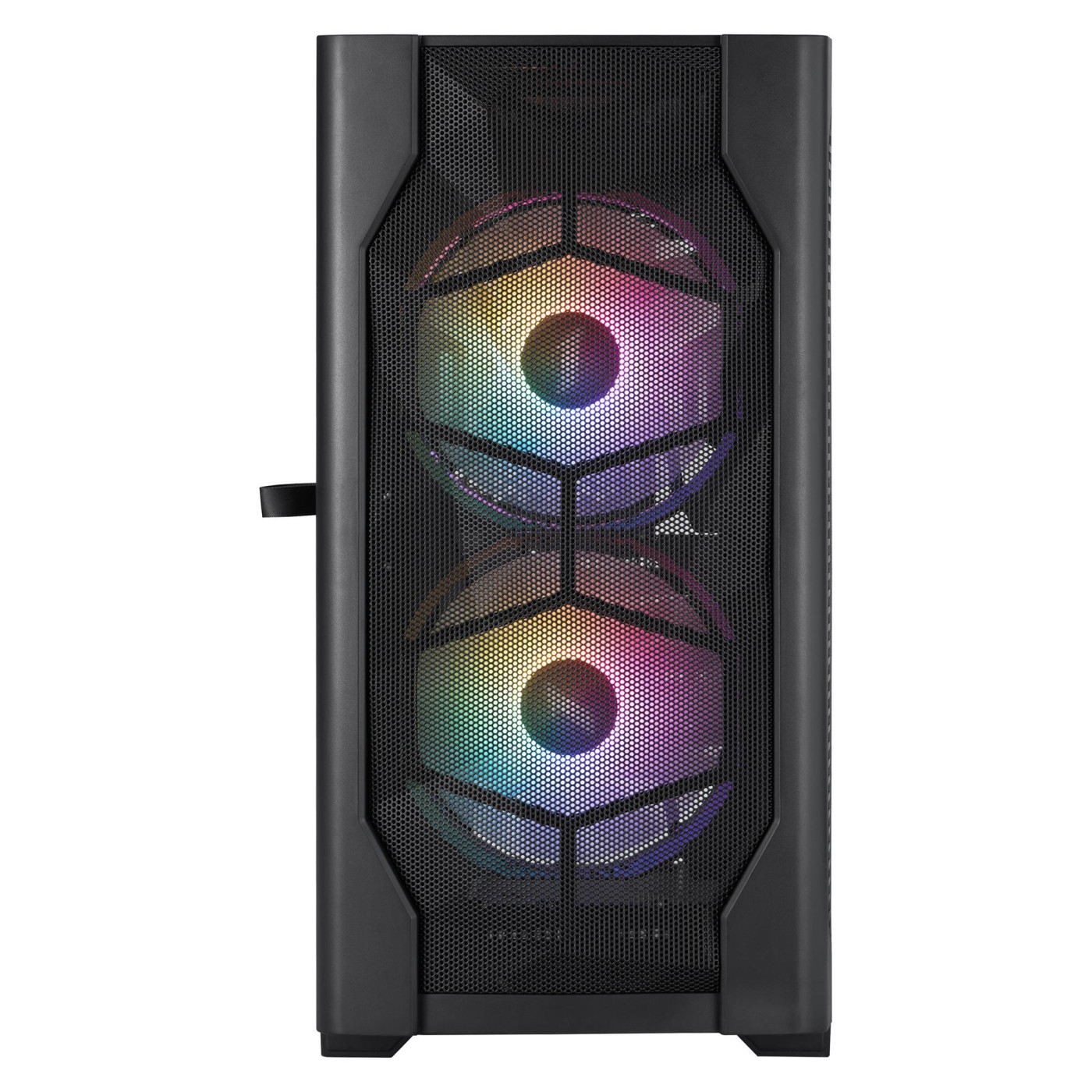 Корпус 1stPlayer D4-M-BK-2F1P-1F1 Black (D4-M-BK-2F1P-1F1)