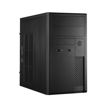 Корпус Chieftec MESH XT-01B-350GPB 350W 2xUSB3.0, mATX, Black (XT-01B-350GPB)