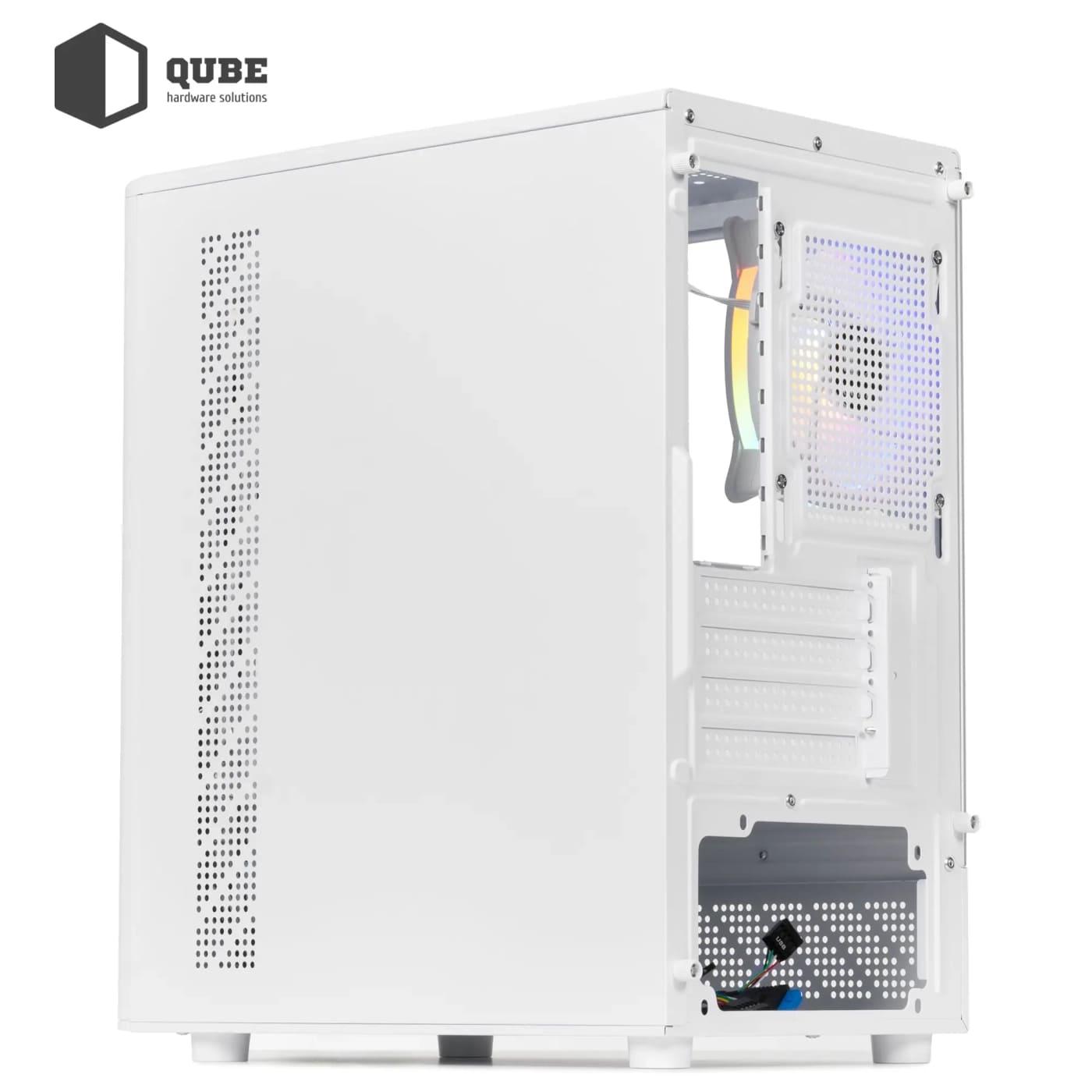 Корпус QUBE GEON ARGB White (GEON_GWNU3)