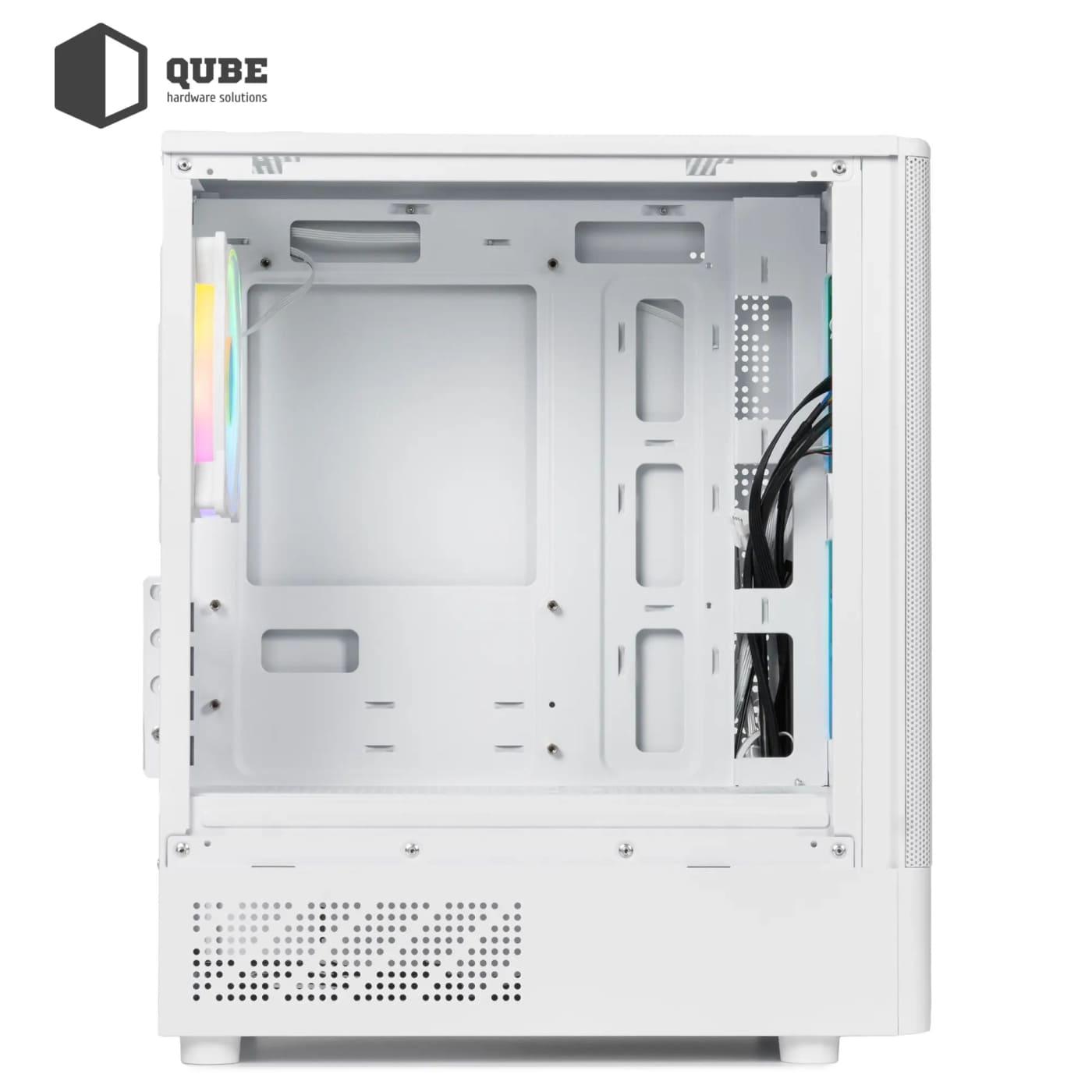 Корпус QUBE GEON ARGB White (GEON_GWNU3)