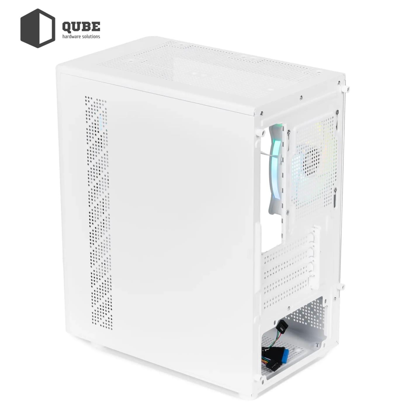Корпус QUBE GEON ARGB White (GEON_GWNU3)