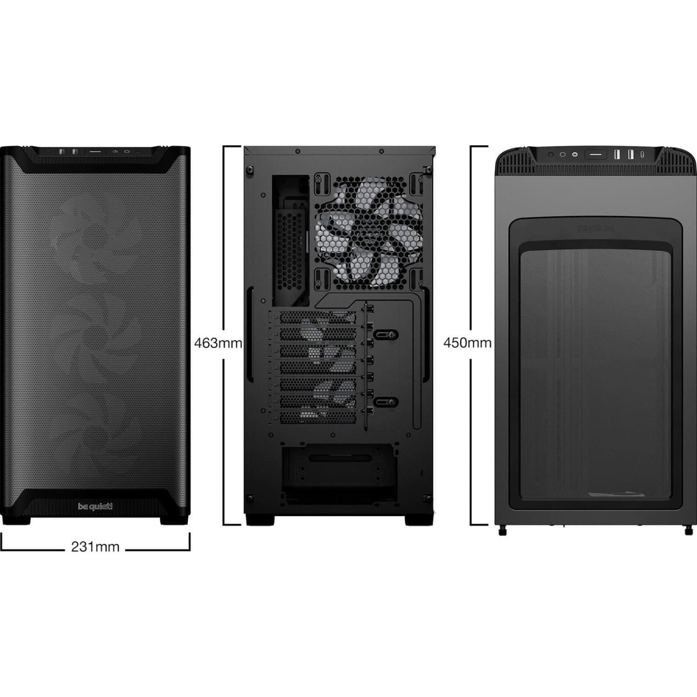 Корпус Be quiet! PURE BASE 501 LX Black (BGW78)