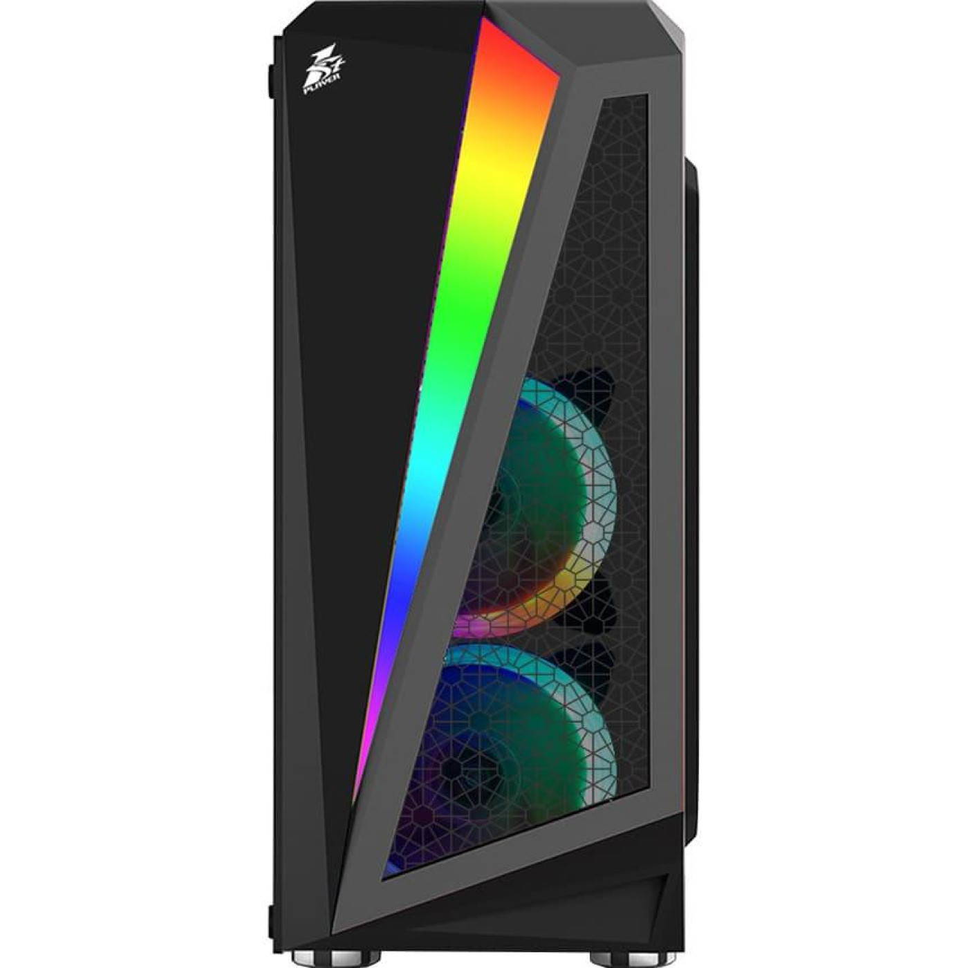 Корпус 1stPlayer R5-3R1 Color LED Black (R5-3R1) Без БП