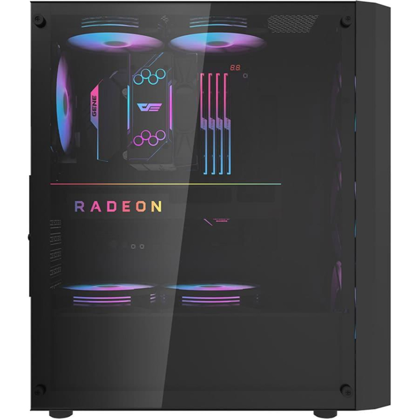 Корпус Darkflash DK351 BLACK ATX 4x120 ARGB Fans (DK351 BLACK)