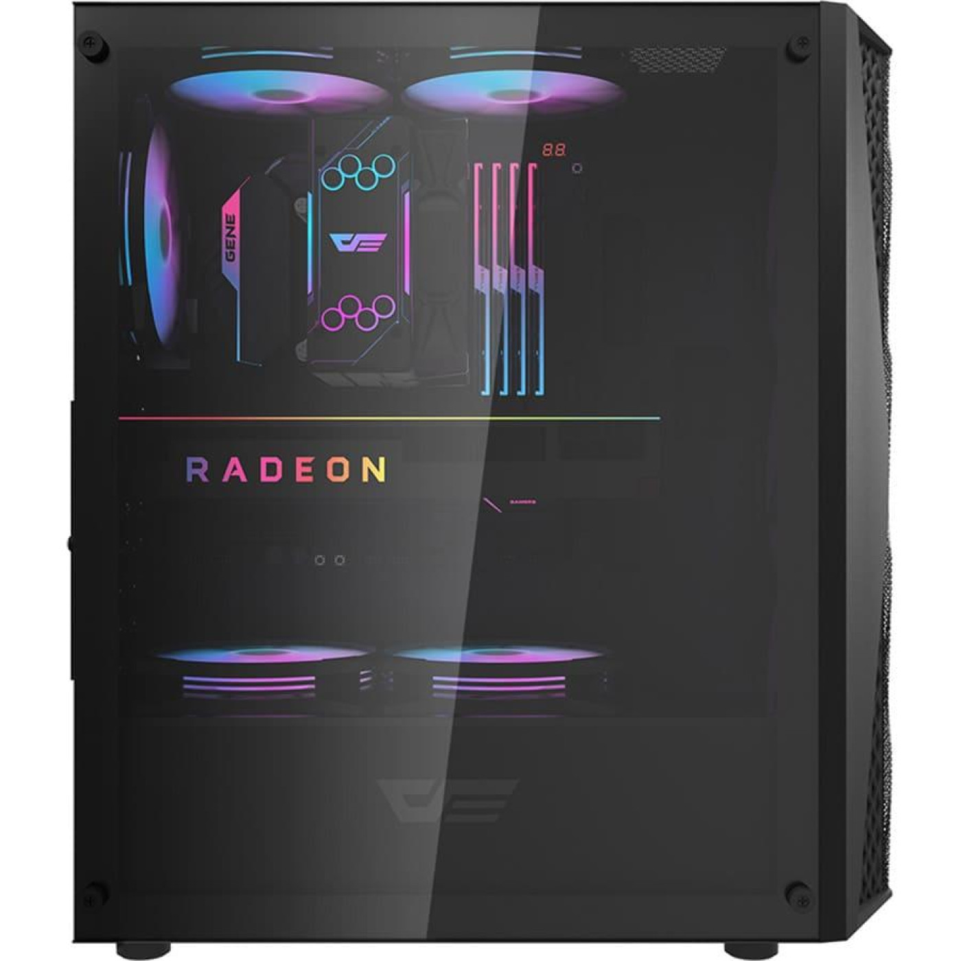Корпус Darkflash DK352 BLACK ATX 4x120 ARGB Fans (DK352 BLACK)
