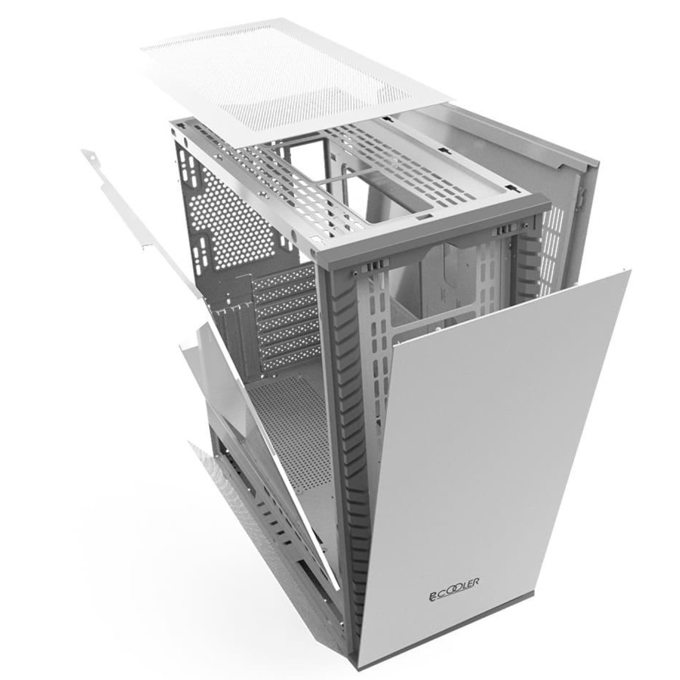 Корпус PcCooler PсCOOLER CPS MASTER ME200W MESH білий (MASTER ME200W MESH) Без БП