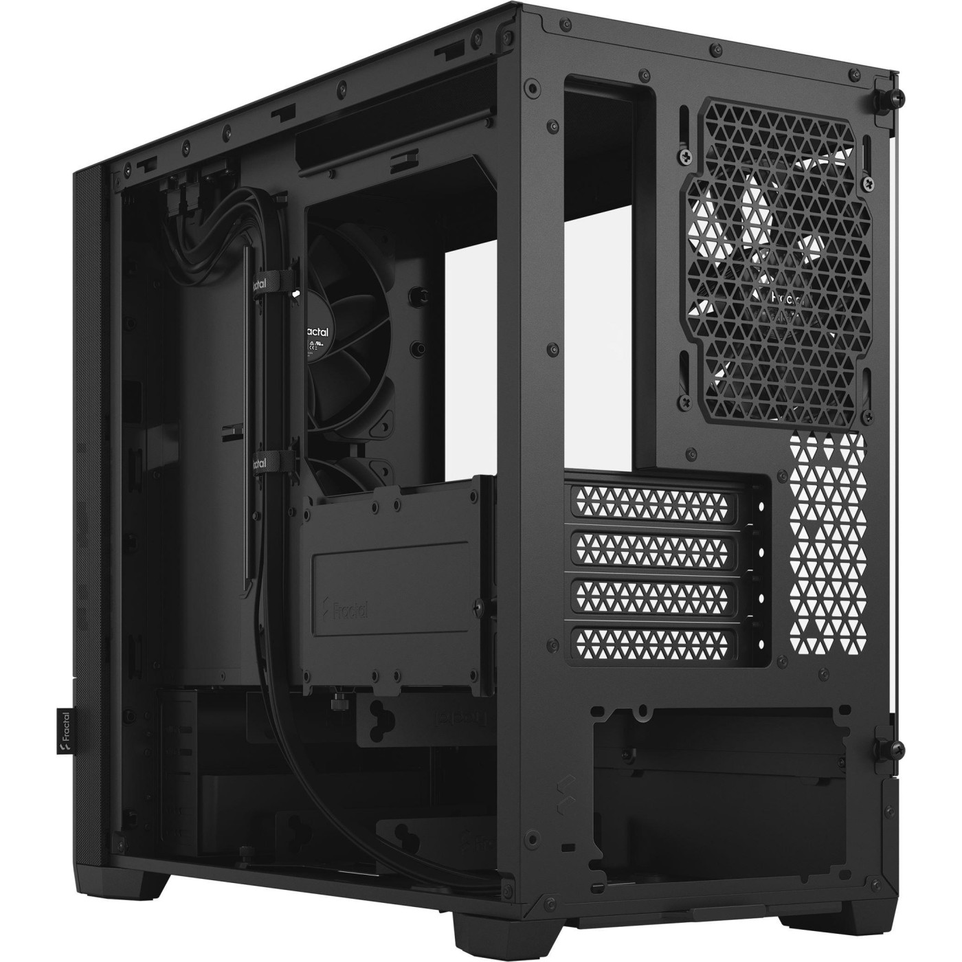 Корпус Fractal Design Pop Mini Silent Black TG Clear (FD-C-POS1M-02) Без БП