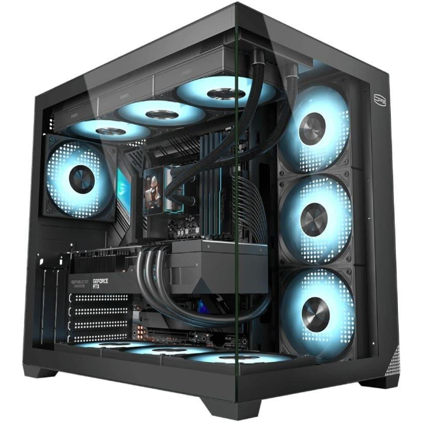 Корпус PcCooler CPS C3 T700 BK (C3-T700BKD001-GL)