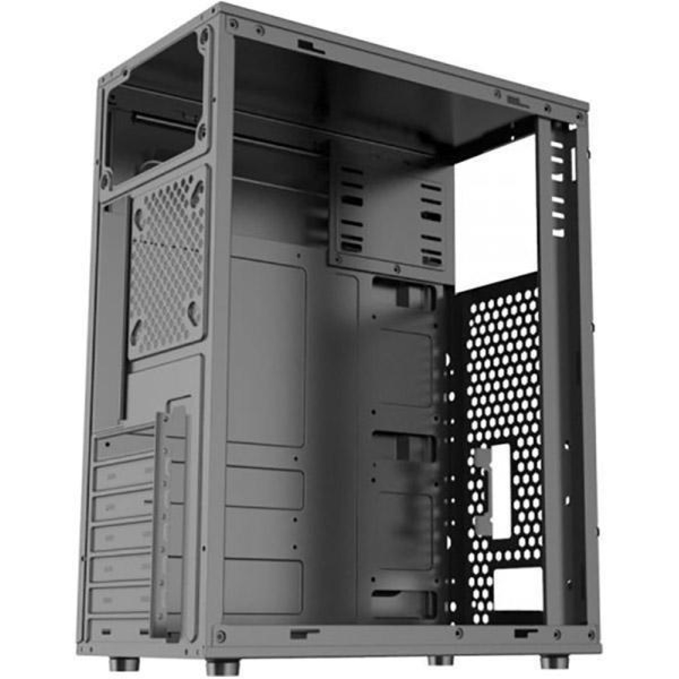 Корпус CaseCom GN-14 400W-120mm ATX, Black (GN-14-400) 400 Вт