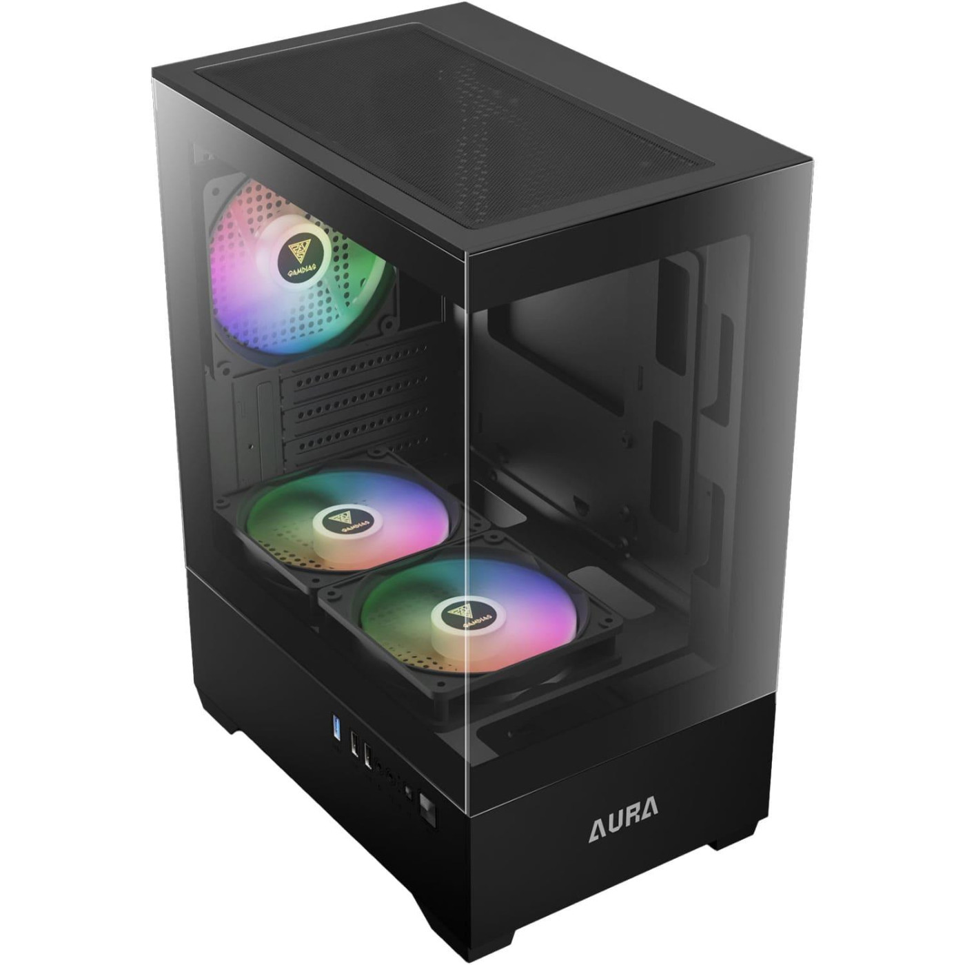 Корпус GAMDIAS AURA GC9M ARGB Black (4711514502527) Без БП Б/в