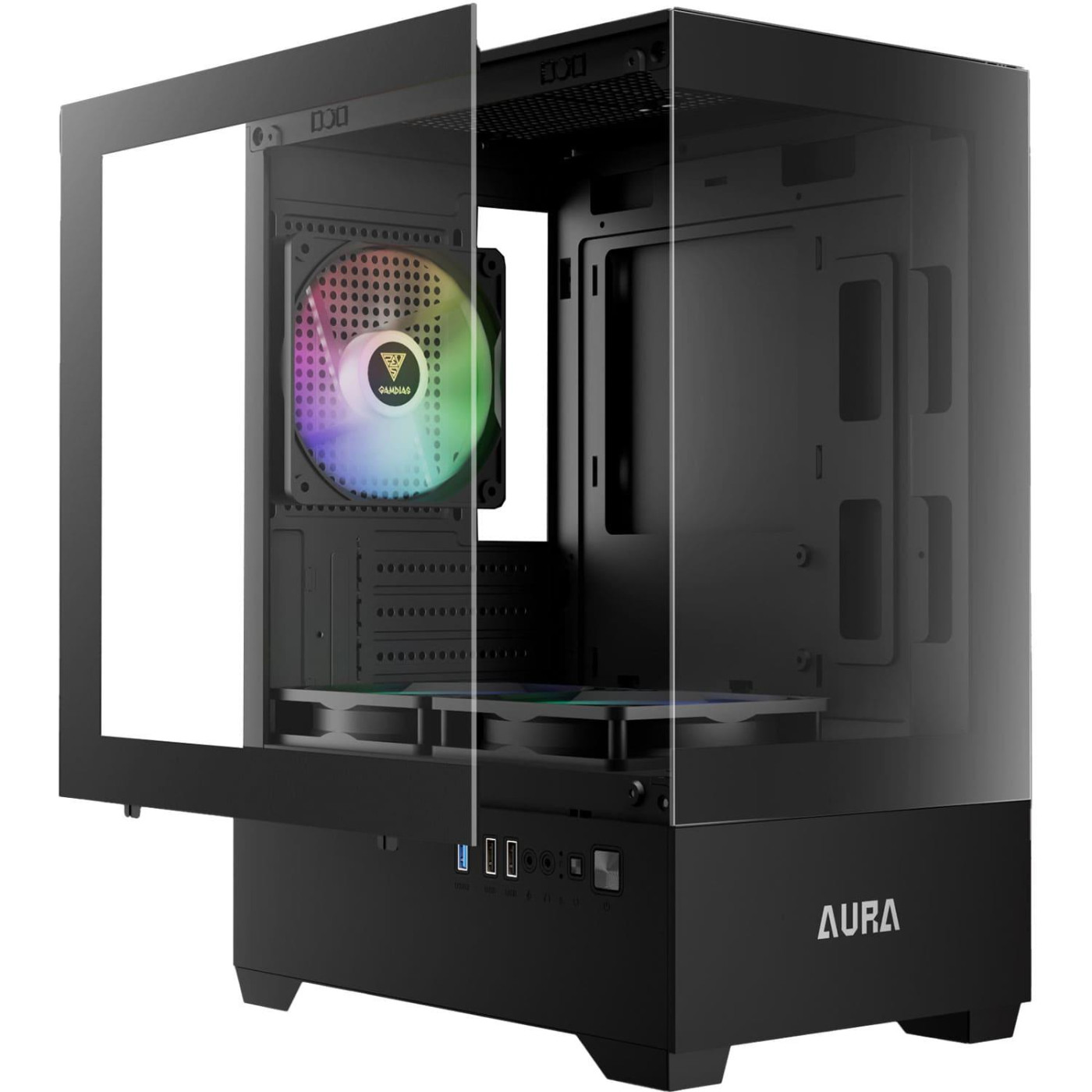 Корпус GAMDIAS AURA GC9M ARGB Black (4711514502527) Без БП Б/в