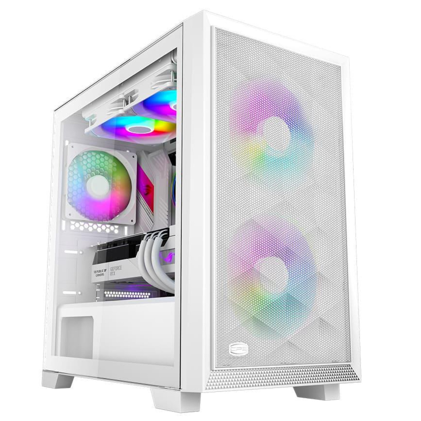 Корпус PcCooler C3D310 WH ARGB (C3D310 WH ARGB) Без БП