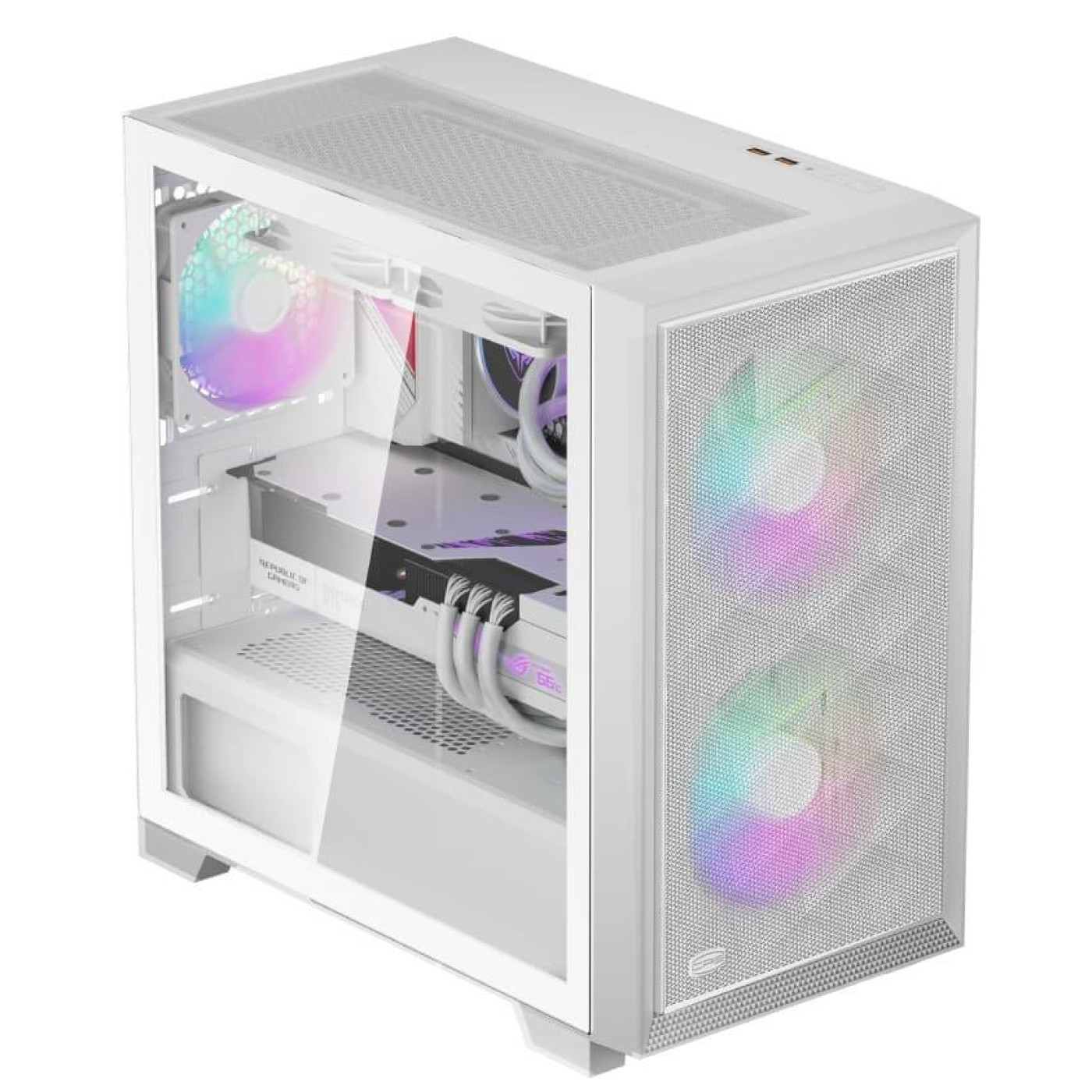 Корпус PcCooler C3D310 WH ARGB (C3D310 WH ARGB) Без БП