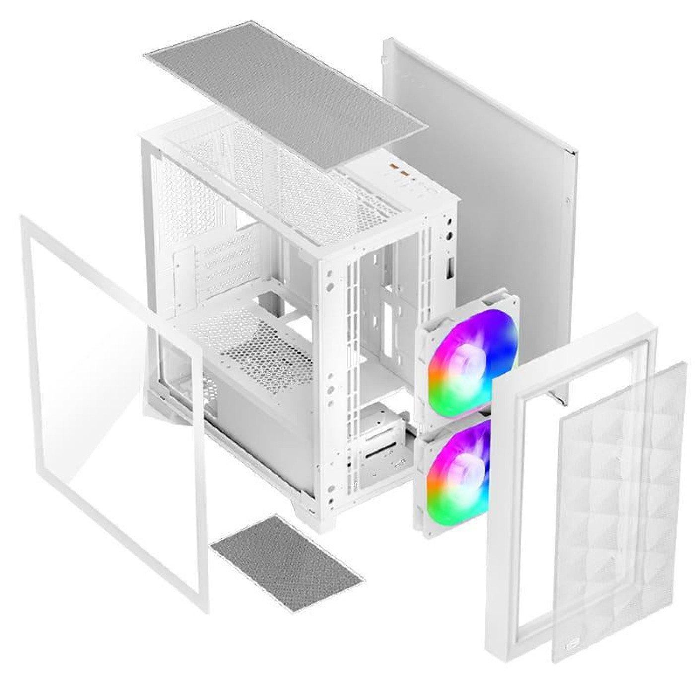 Корпус PcCooler C3D310 WH ARGB (C3D310 WH ARGB) Без БП