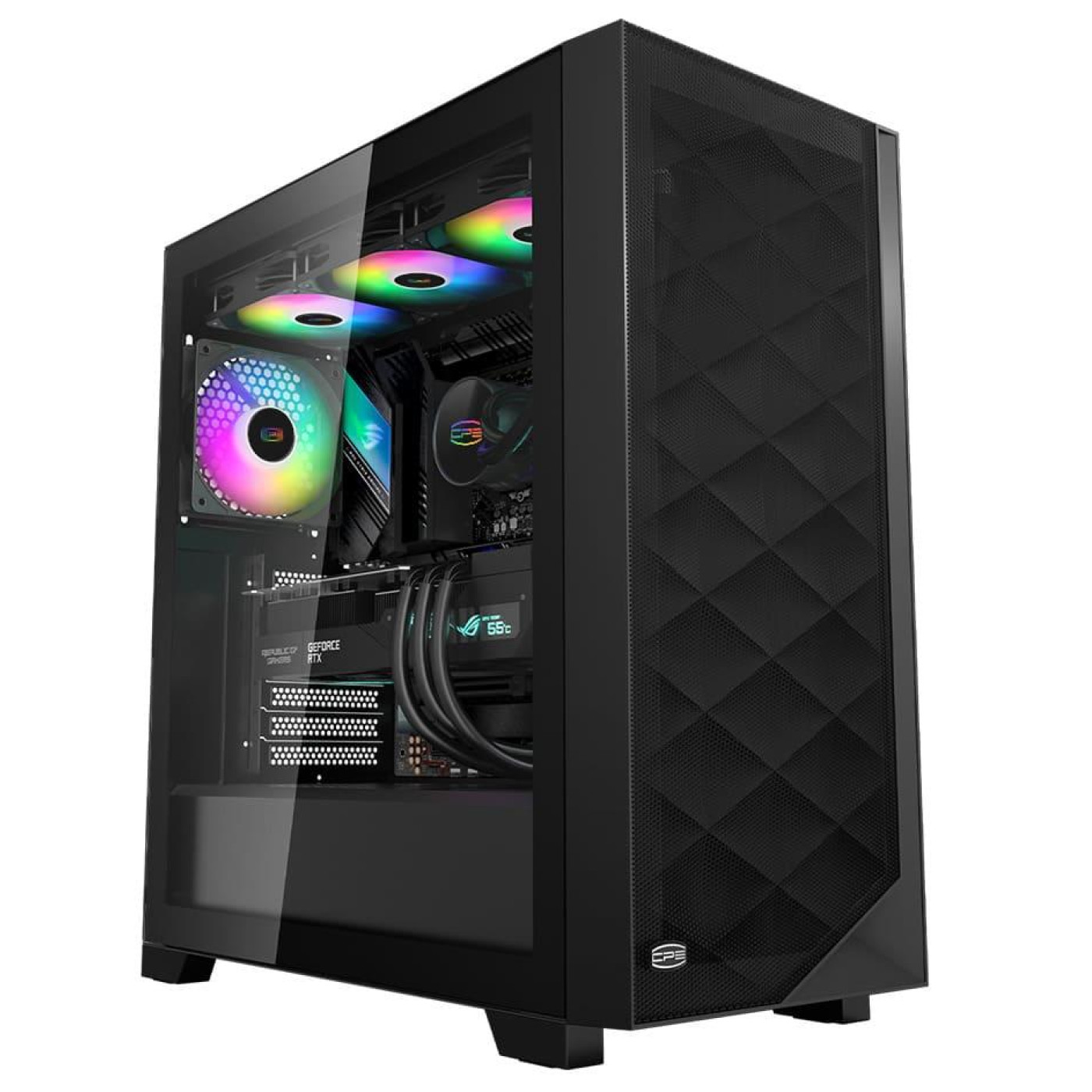 Корпус PcCooler PсCOOLER CPS чорний (C3D510 BK ARGB) Без БП