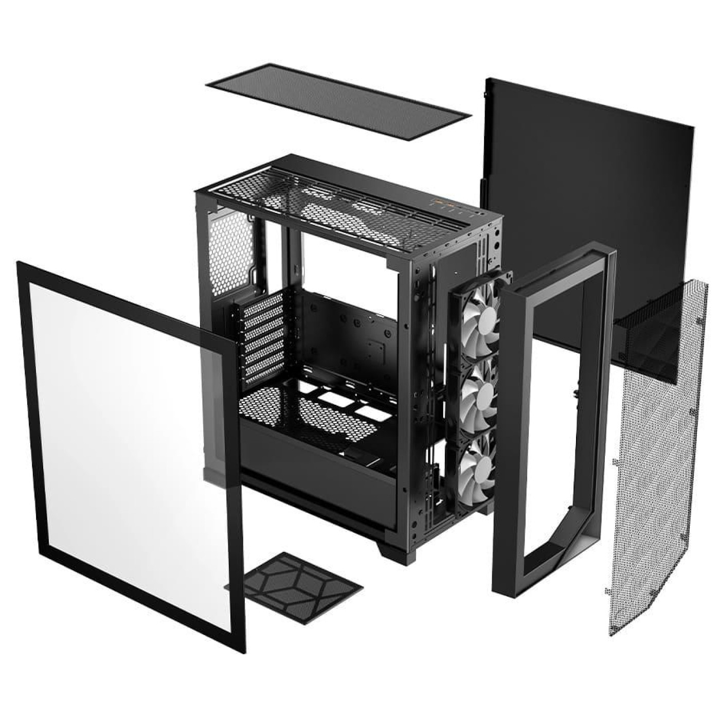 Корпус PcCooler PсCOOLER CPS чорний (C3D510 BK ARGB) Без БП