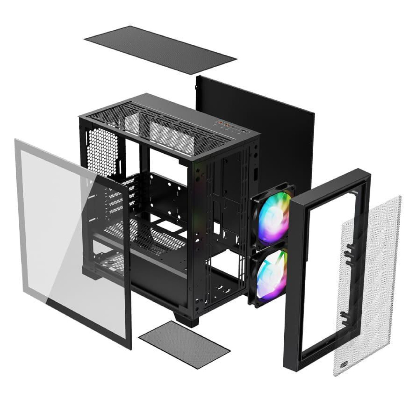 Корпус PcCooler PсCOOLER CPS (C3D310 BK ARGB) Без БП