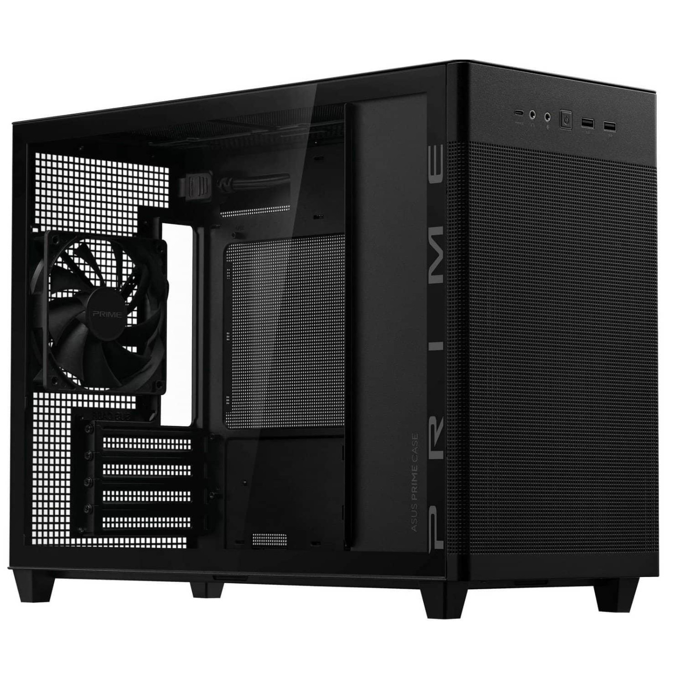 Корпус ASUS Prime AP201 Tempered Glass Black (90DC00G0-B39010) Без БП