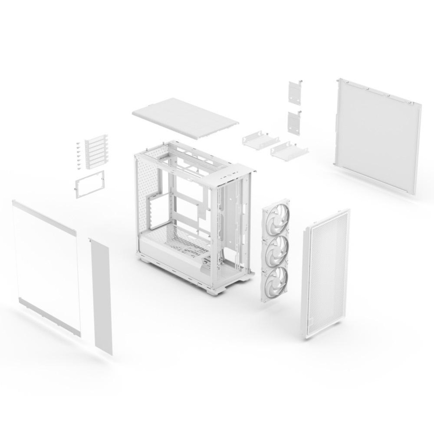 Корпус Fractal Design Epoch XL Tempered Glass без БЖ White (FD-C-EPO1X-03)