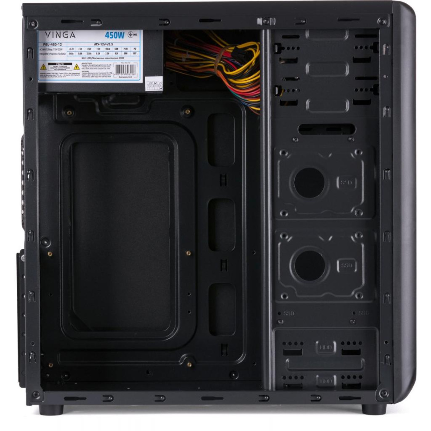 Корпус Vinga CS104B-450W (CS104B-450W)