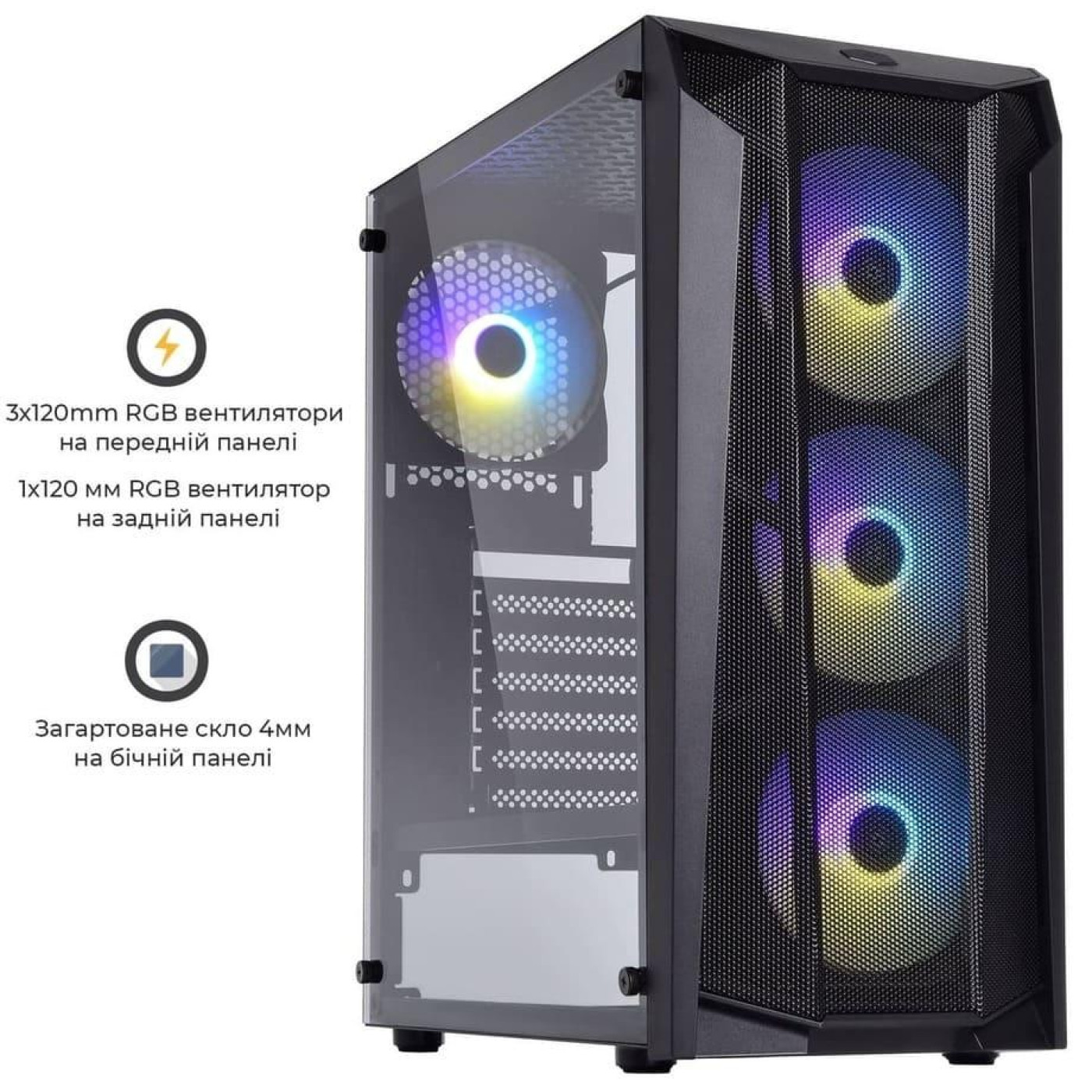 Корпус QUBE BOREY Black (BOREY_F5NU3)